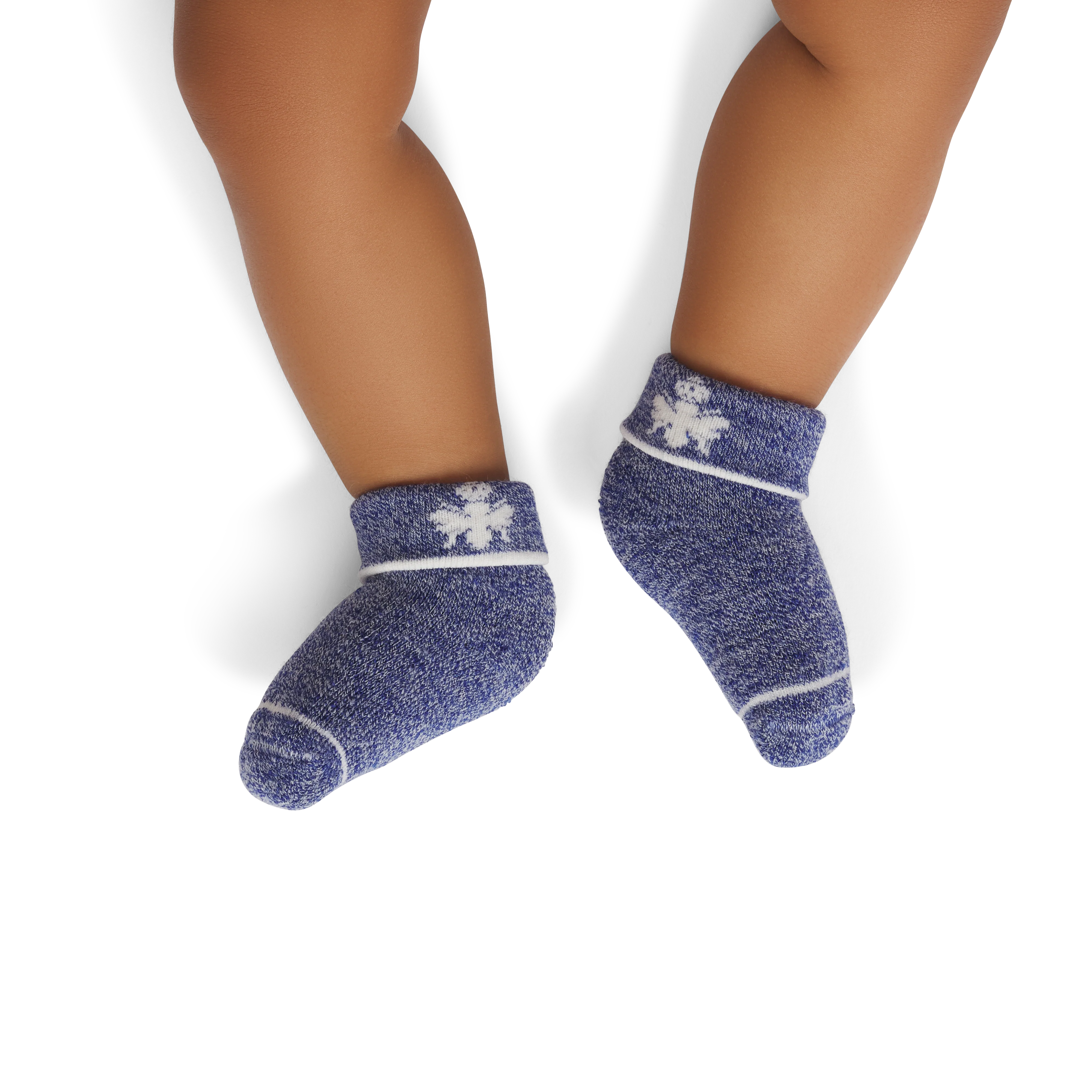 Baby Merino Wool Blend Calf Sock 4-Pack (0-6 Months) - Image 3