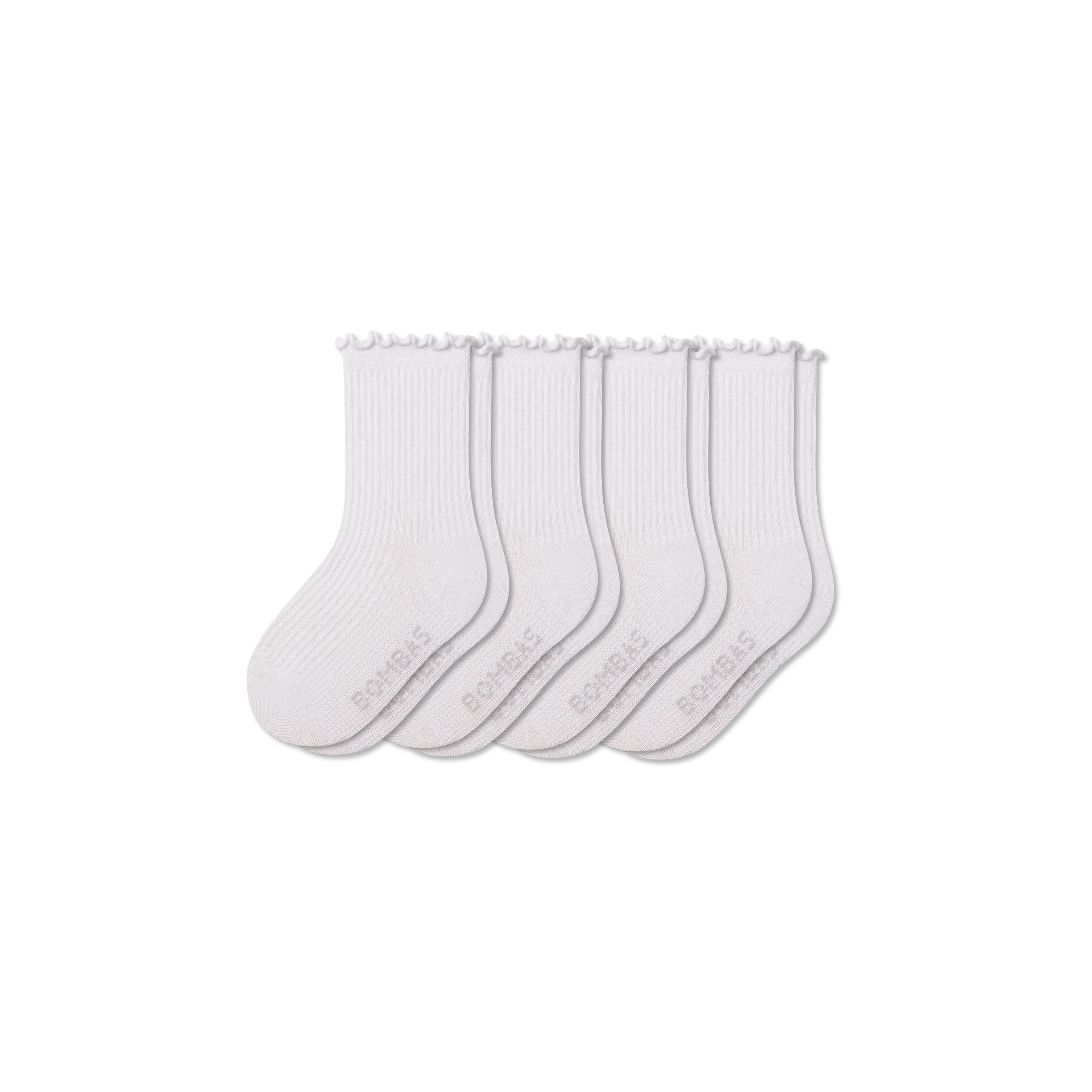 Junior Ruffle Rib Calf Sock 4-Pack - Image 7