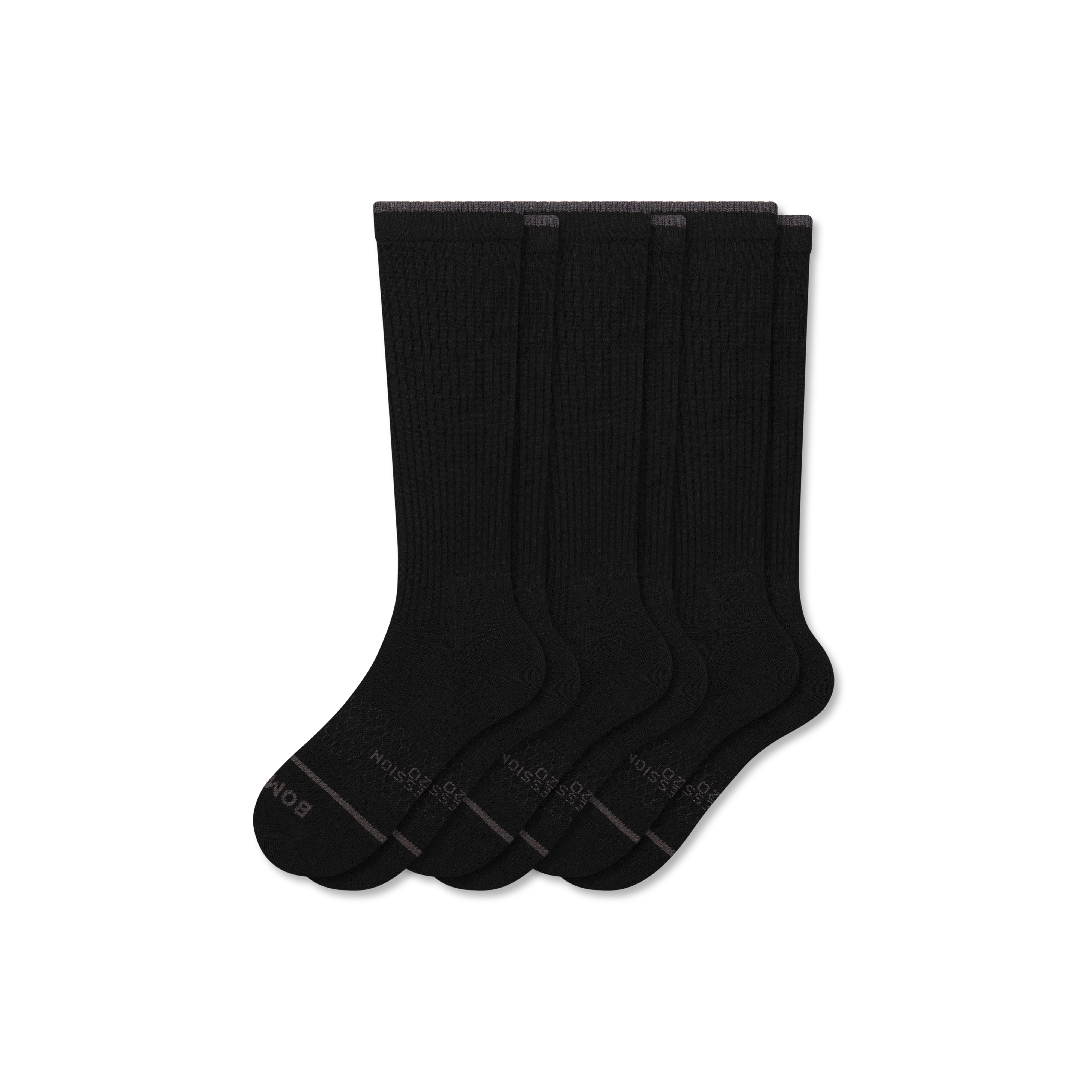 Men's Merino Wool Blend Everyday Compression Socks 3-Pack (15-20mmHg) - Image 7