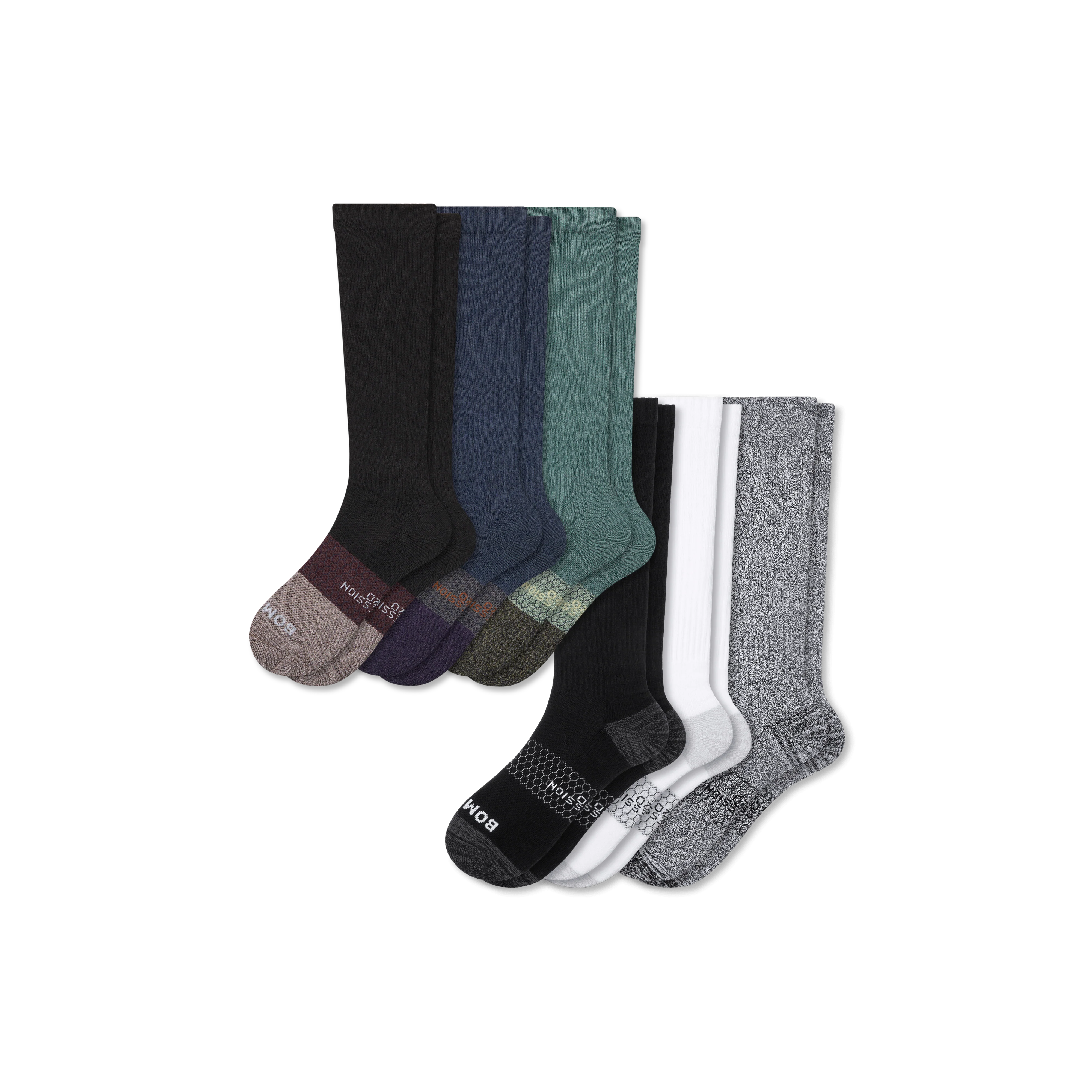 Men's Everyday Compression Sock 6-Pack (15-20mmHg) - Image 6
