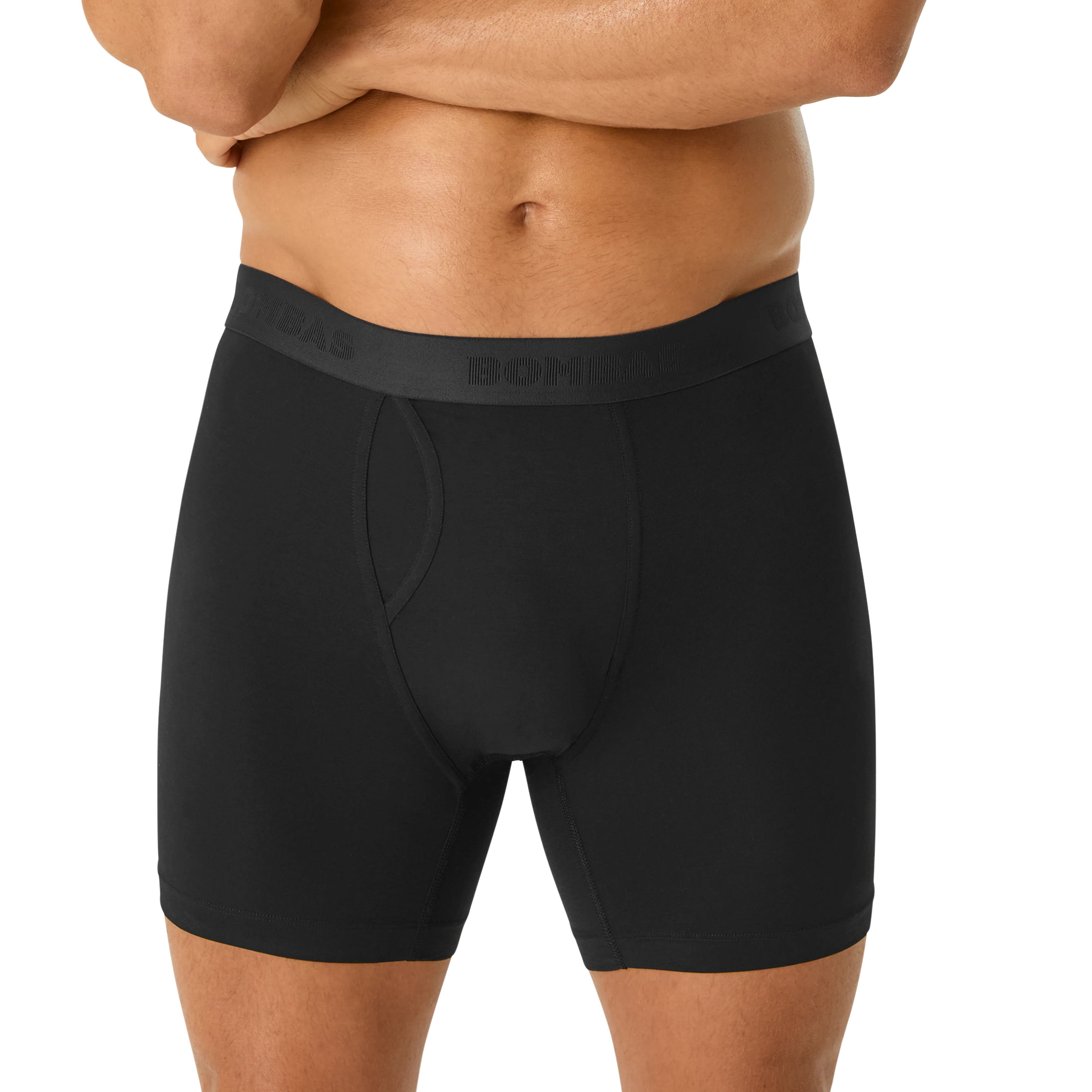 Men's Cotton Modal Blend Boxer Brief 6" 3-Pack - Image 34