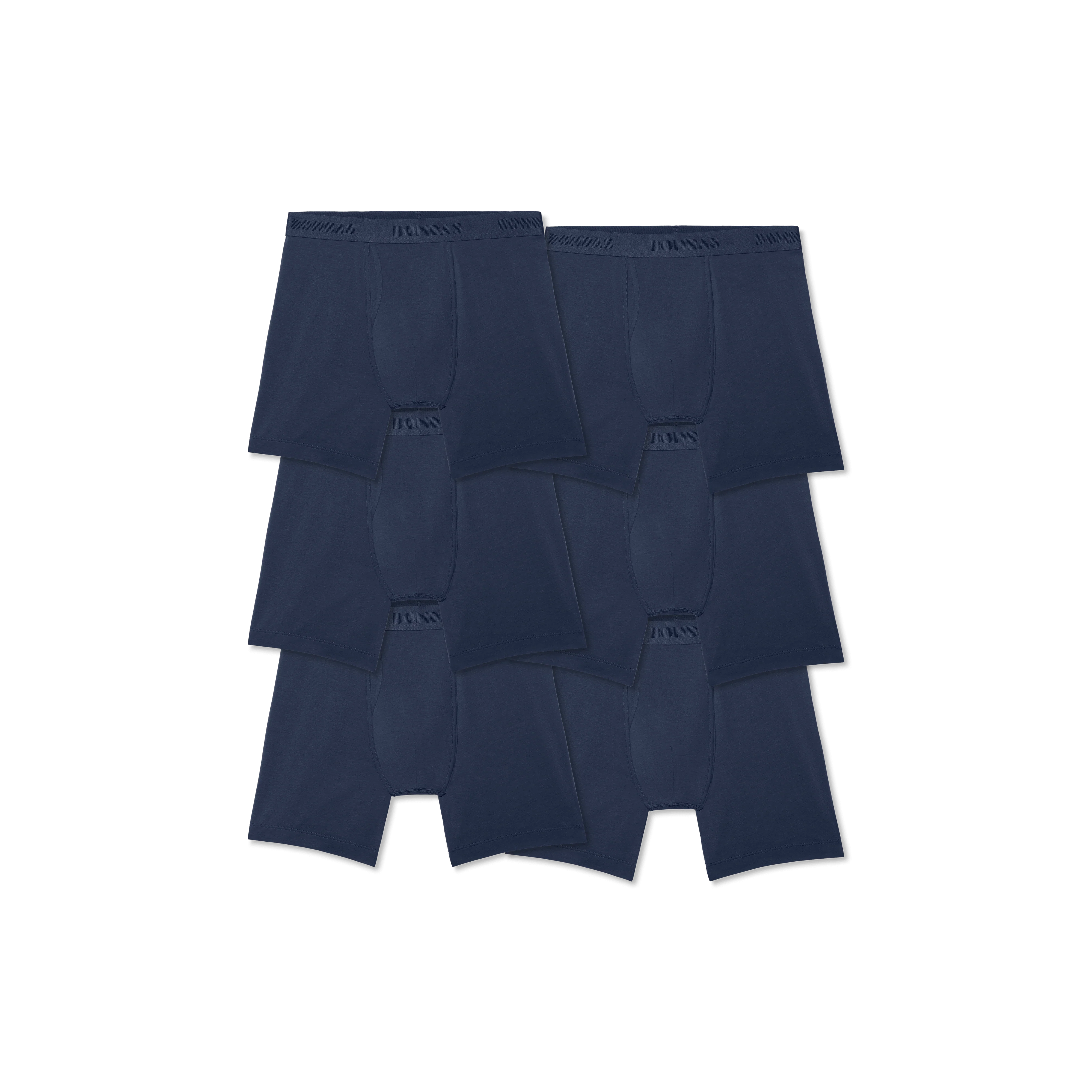 Men's Cotton Modal Blend Boxer Brief 6" 6-Pack - Image 26