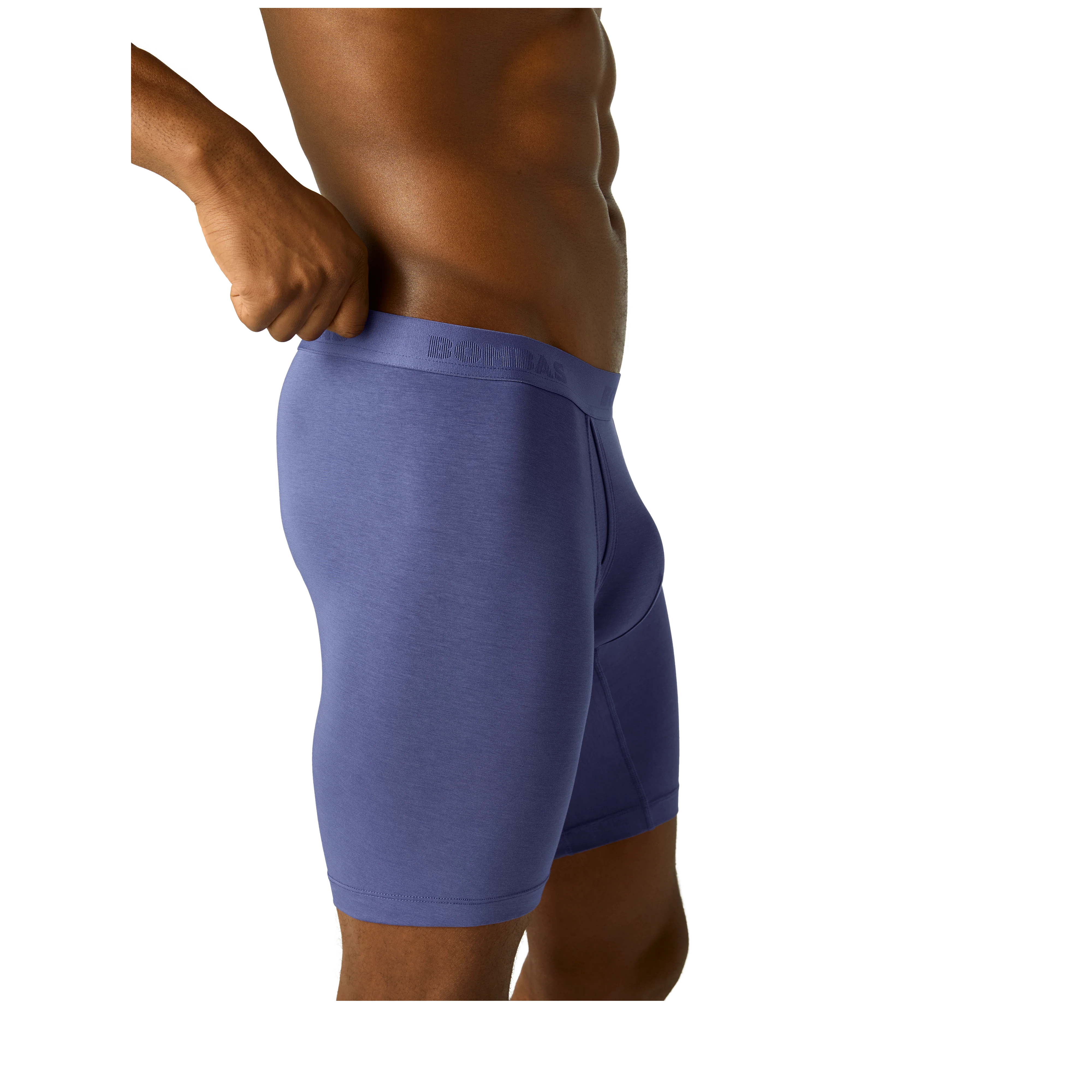 Men's Cotton Modal Blend Long Boxer Brief 8" - Image 11