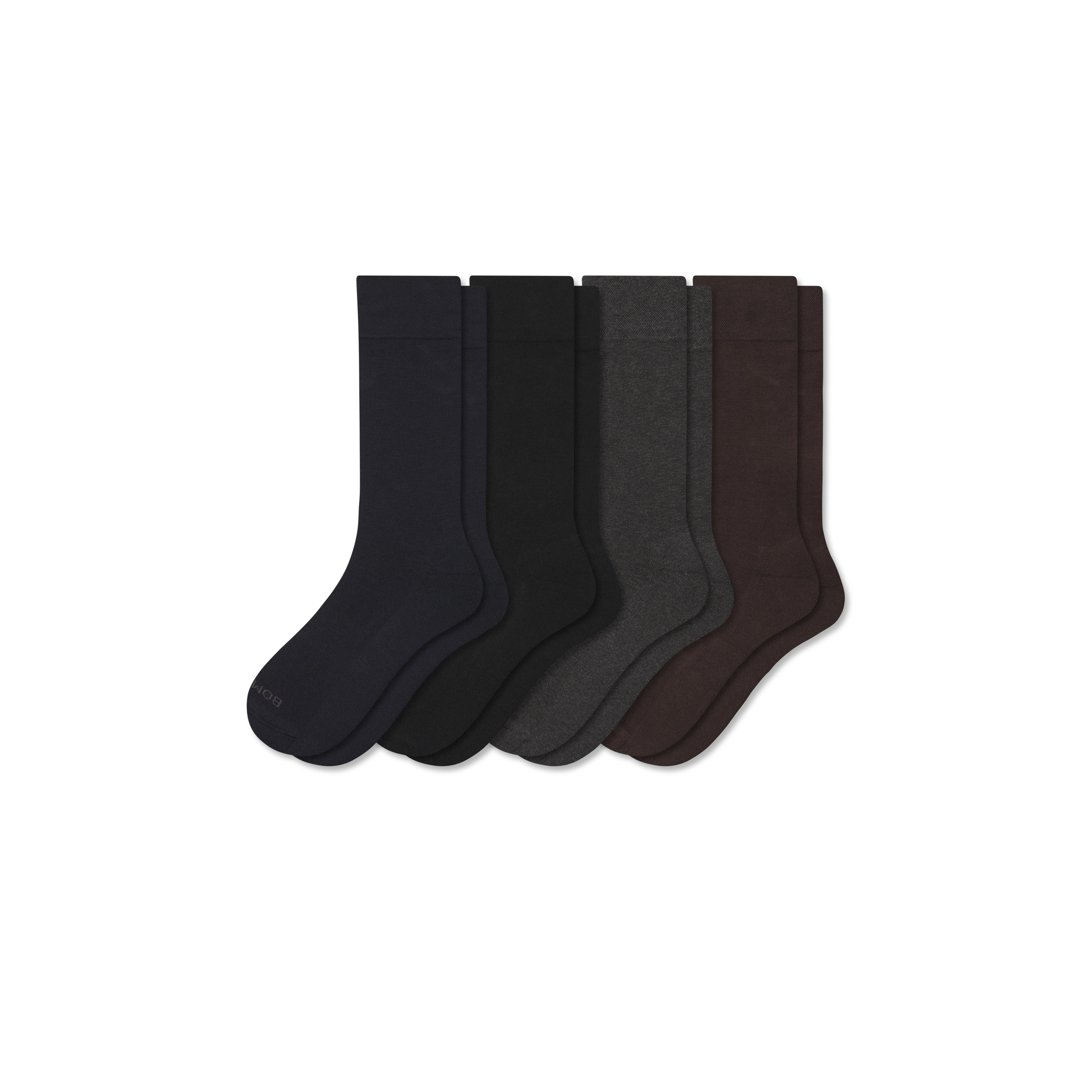 Men's Dress Calf Sock 4-Pack - Image 15
