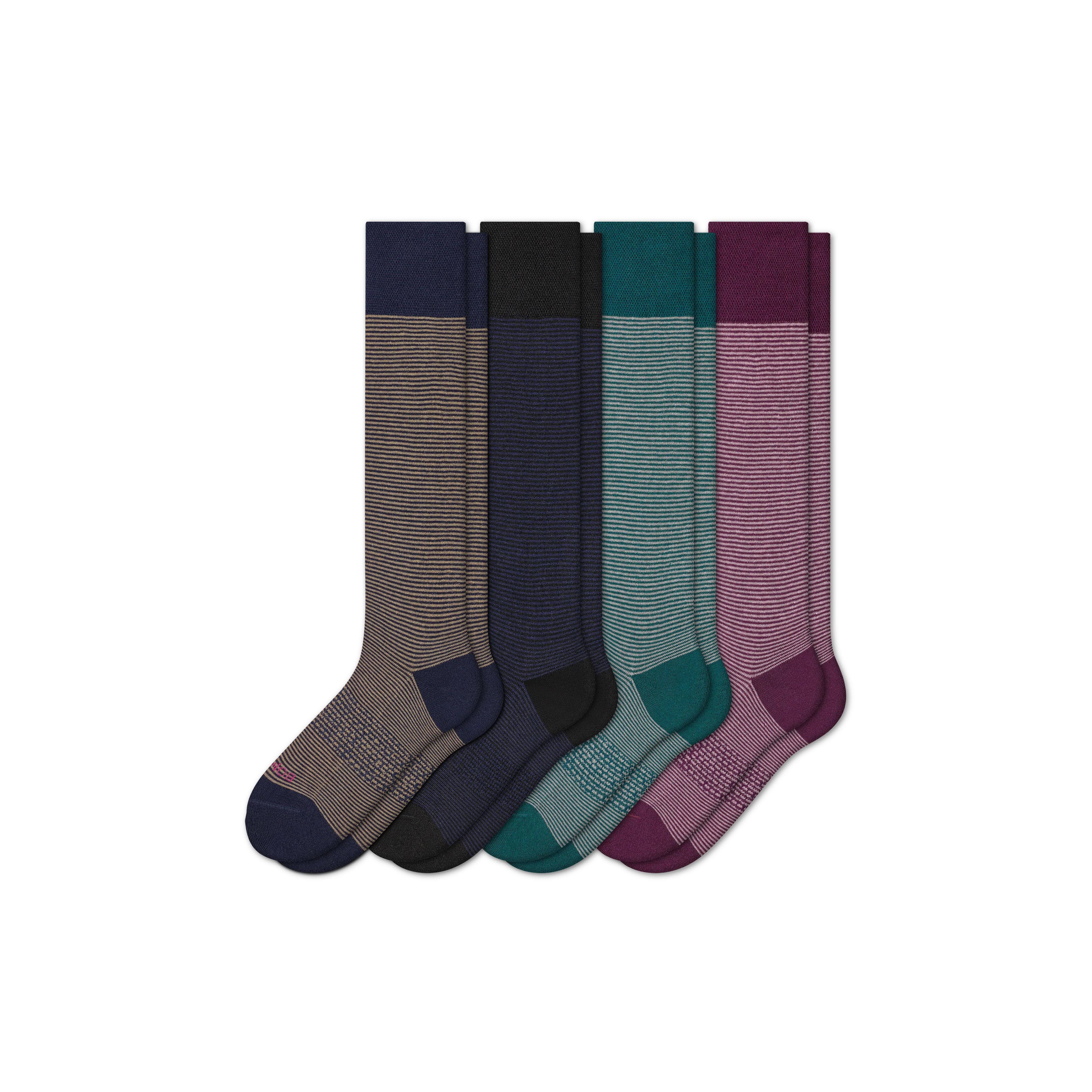 Men's Dress Over the Calf Sock 4-Pack - Image 20