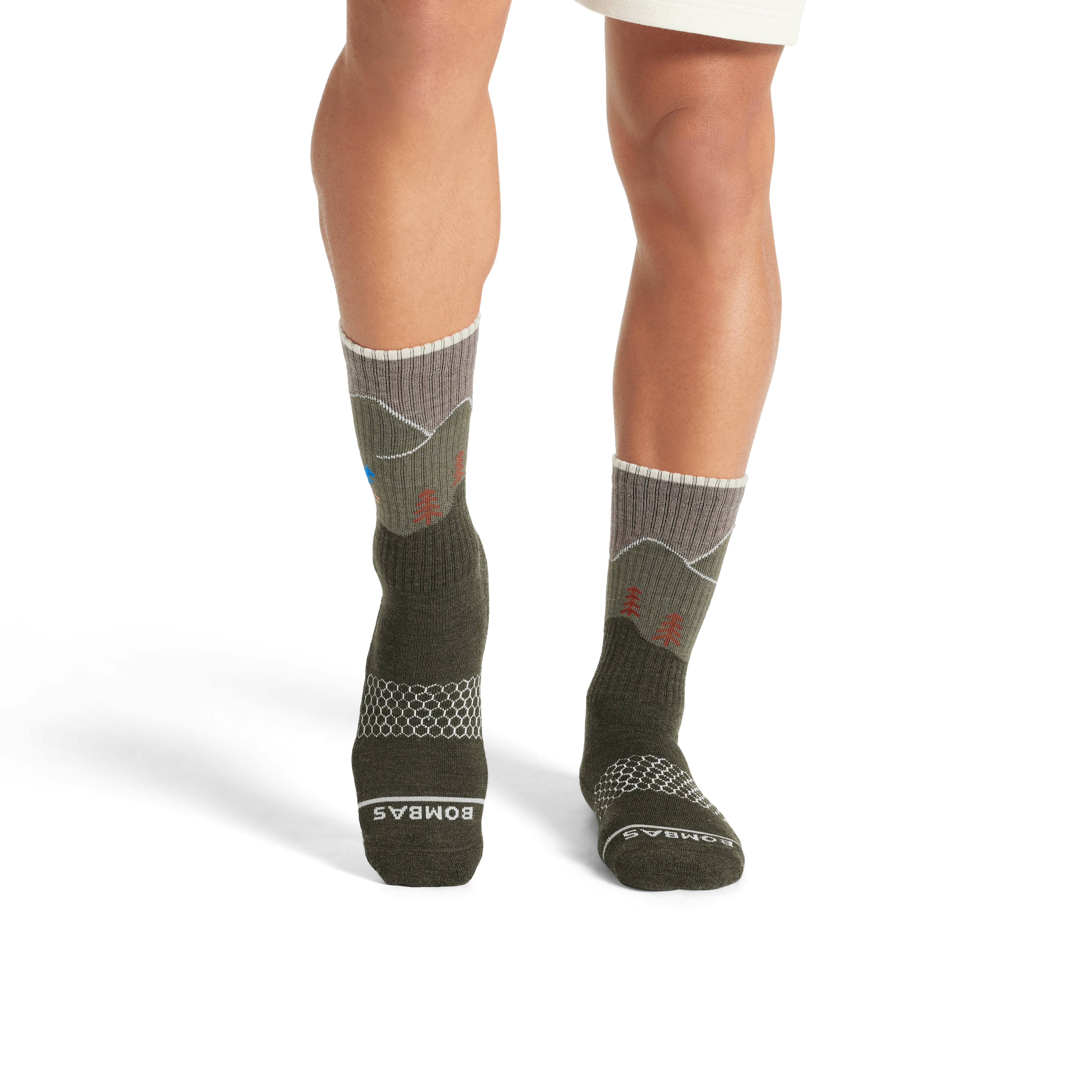 Men's Merino Wool Blend Calf Sock 4-Pack Gift Box - Image 11