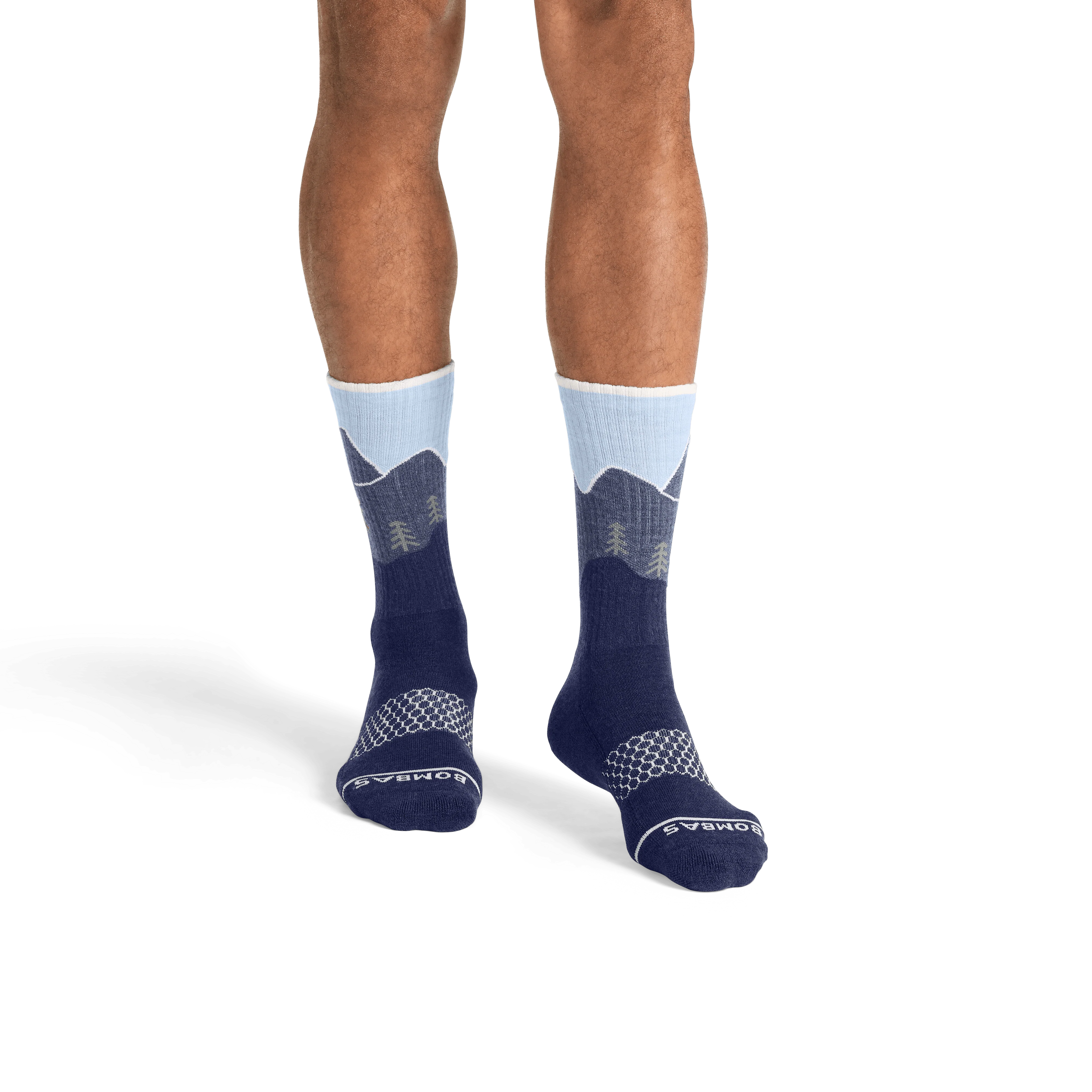 Men's Merino Wool Blend Calf Sock 4-Pack Gift Box - Image 9