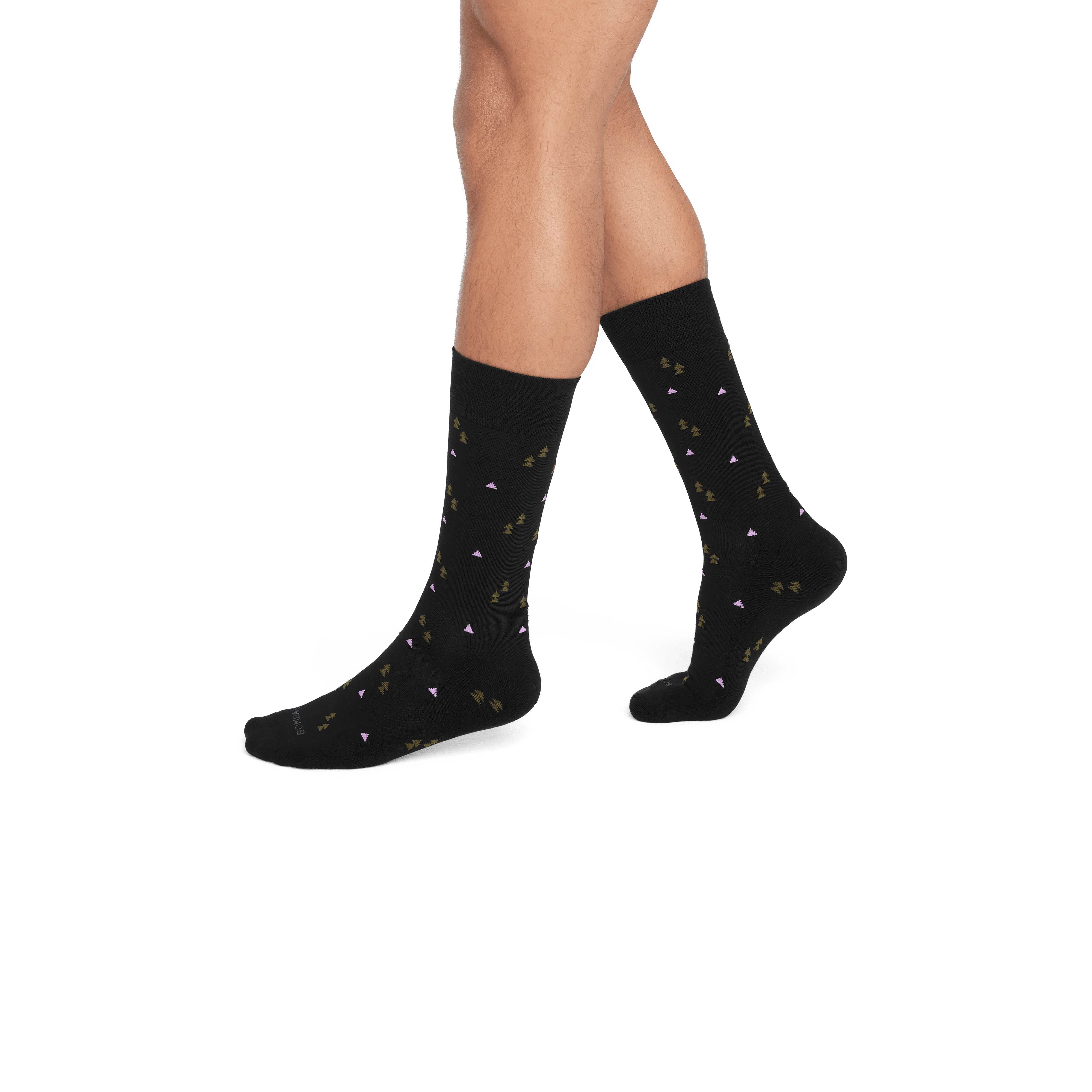 Men’s Geo Dress Calf Socks - Image 7