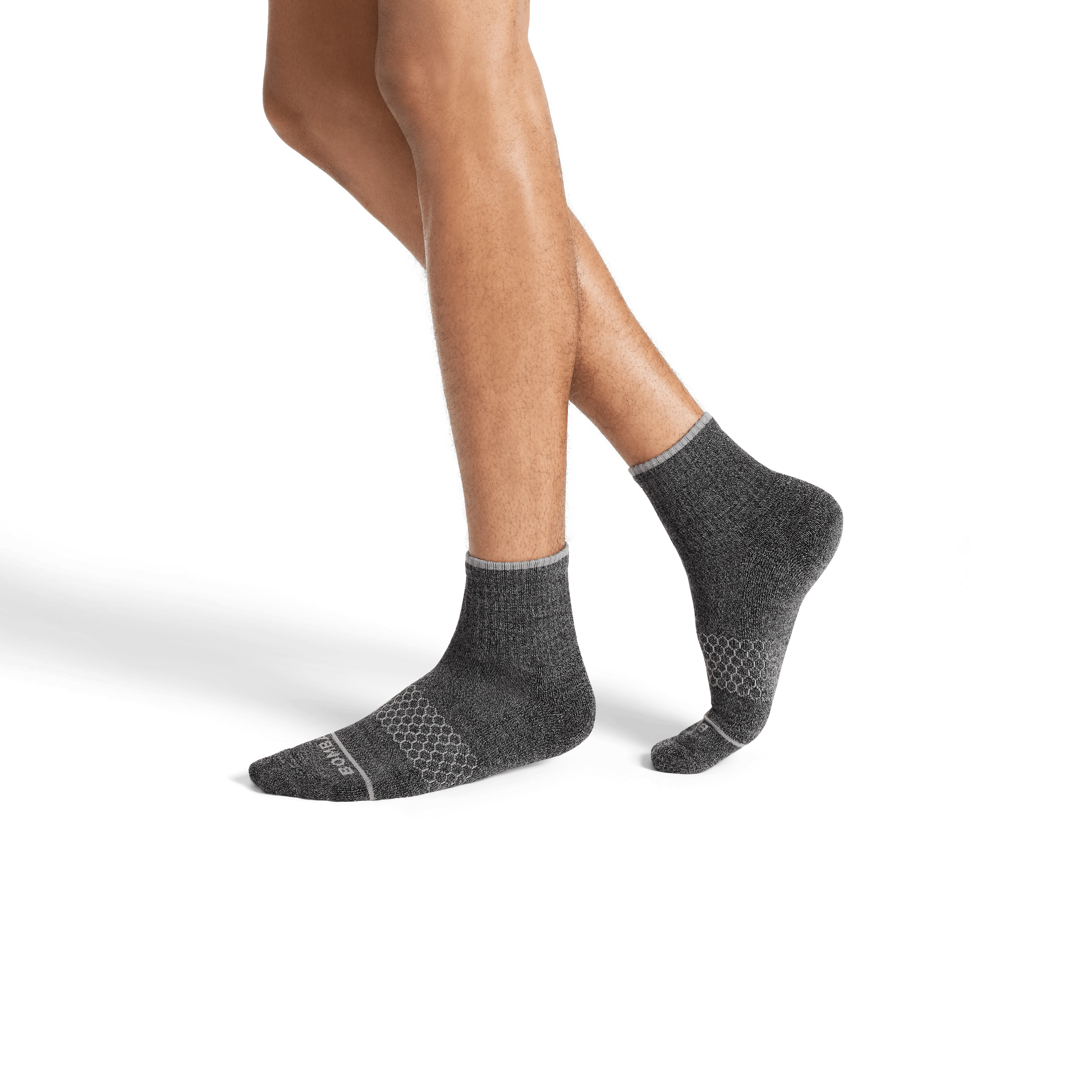 Men's Merino Wool Blend Quarter Sock 4-Pack - Image 4