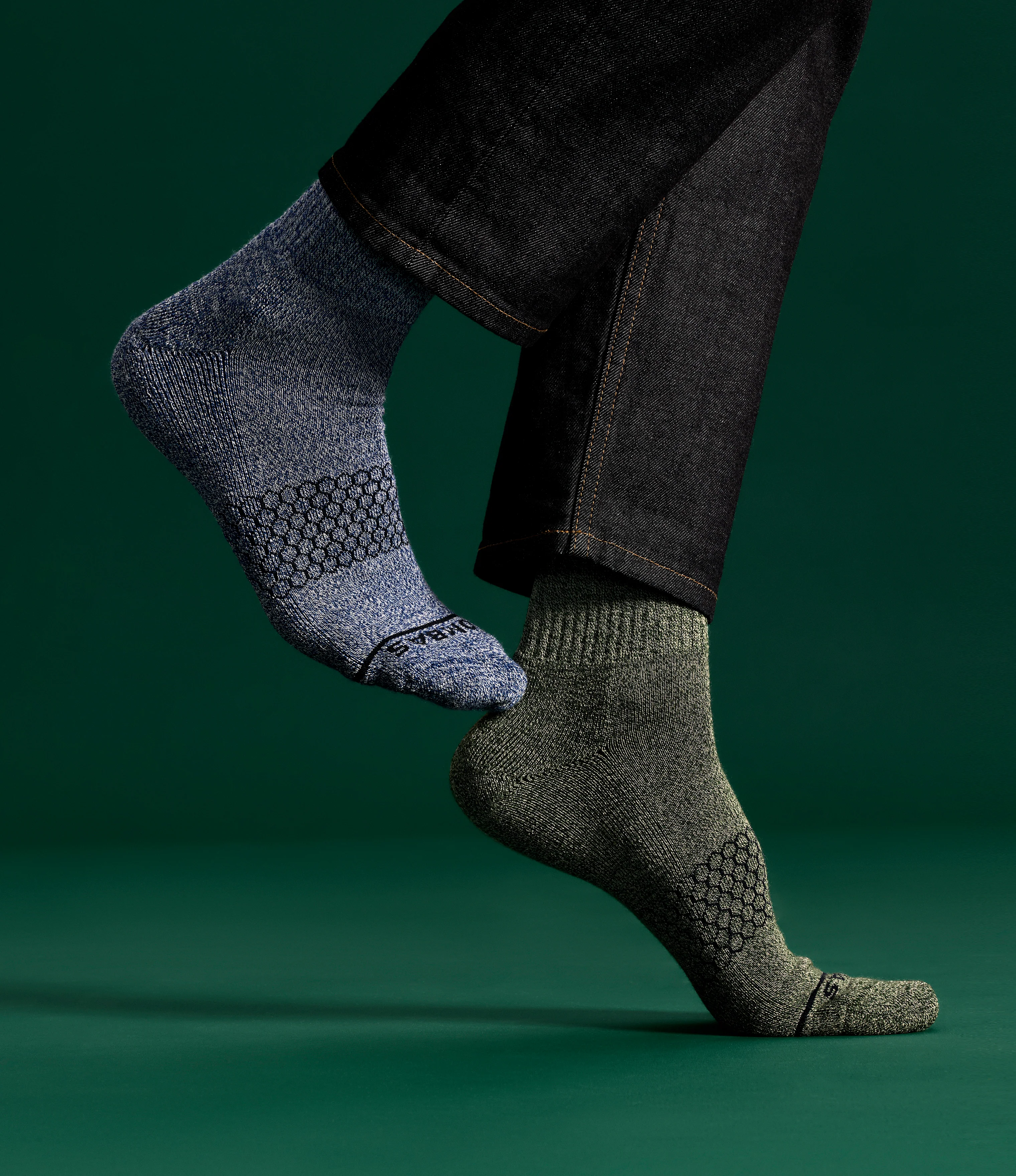 Men's Merino Wool Blend Calf Sock 4-Pack - Image 27