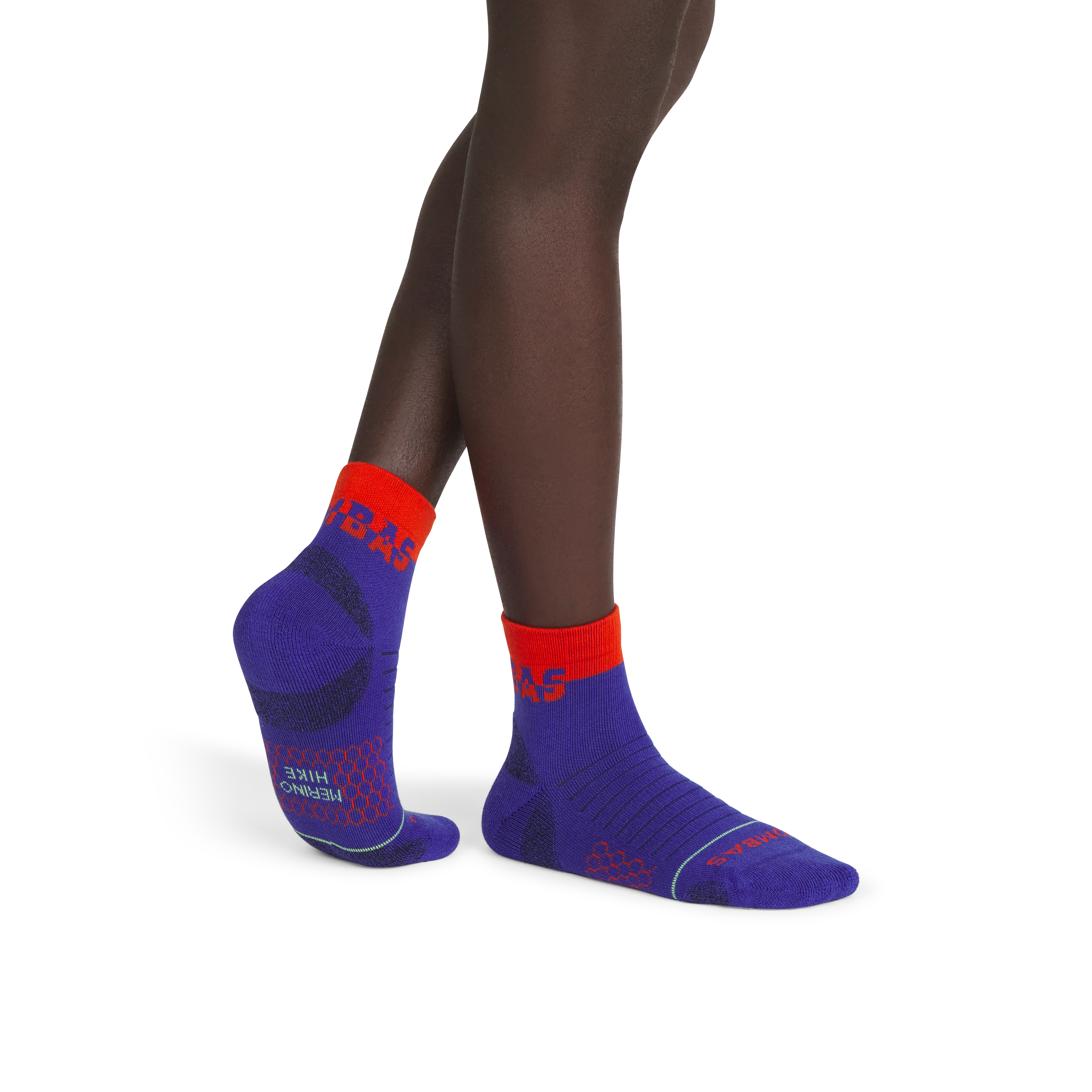 Men's Merino Wool Blend Hiking Quarter Socks - Image 8