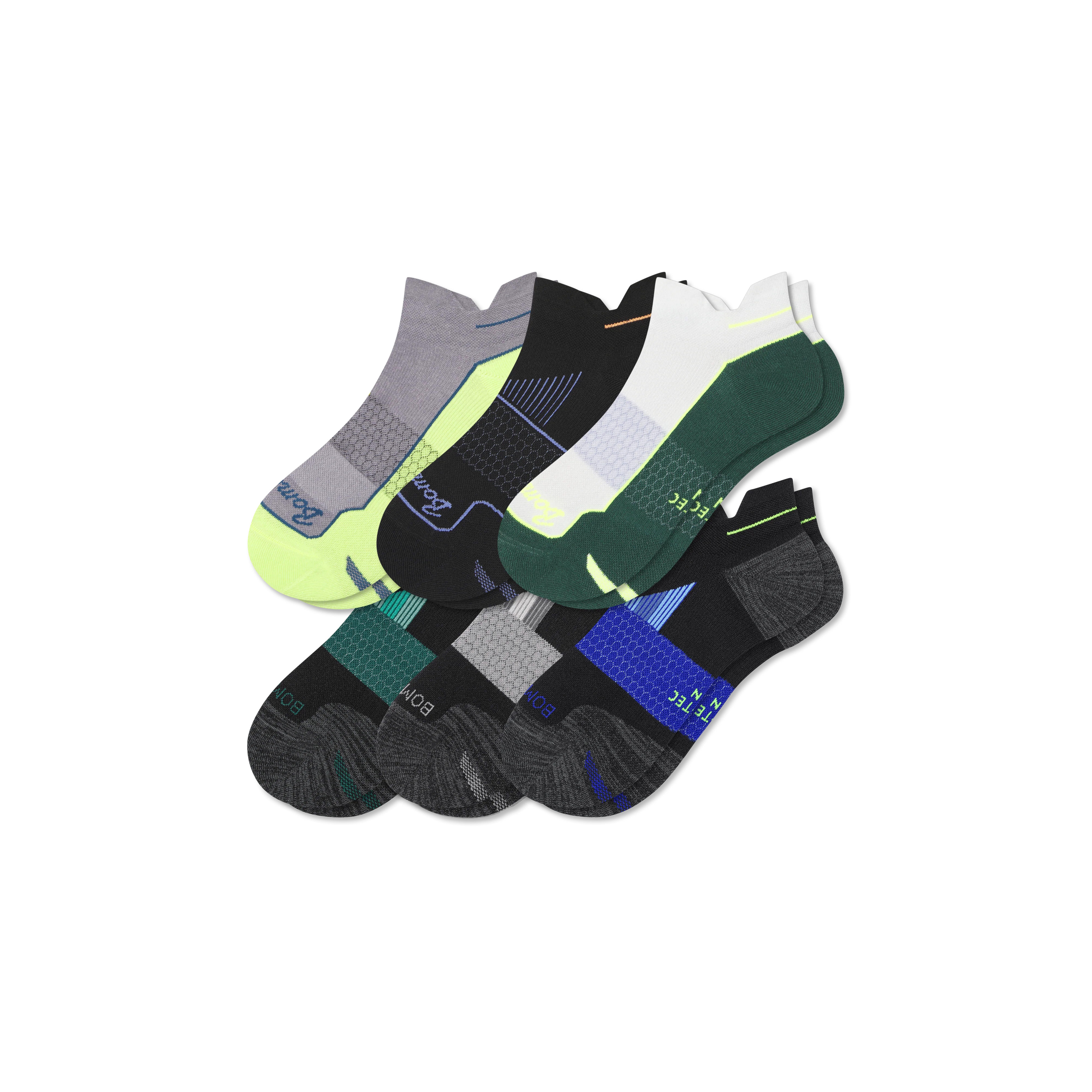 Men's Run Ankle Sock 6-Pack - Image 32