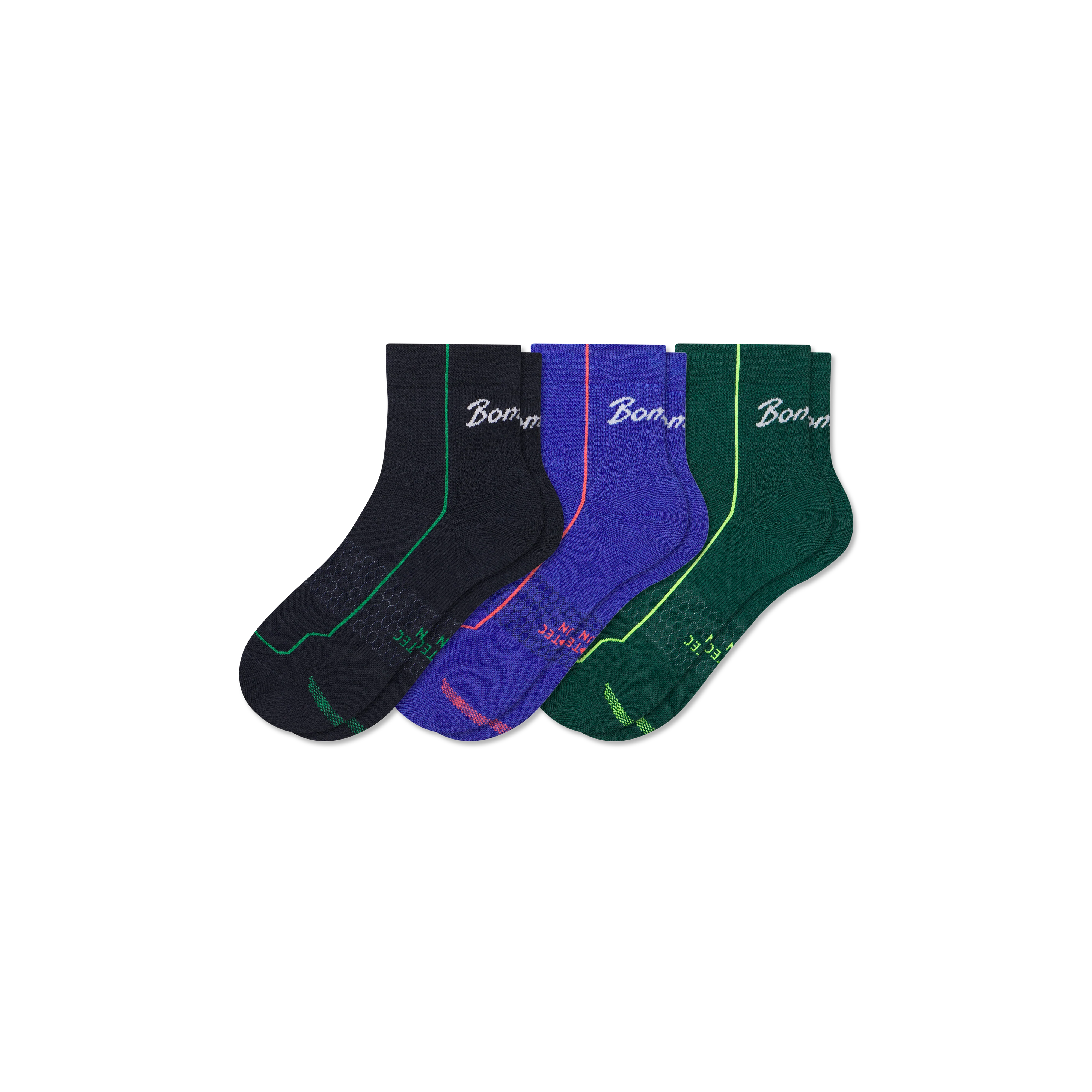 Men's Run Quarter Sock 3-Pack - Image 30