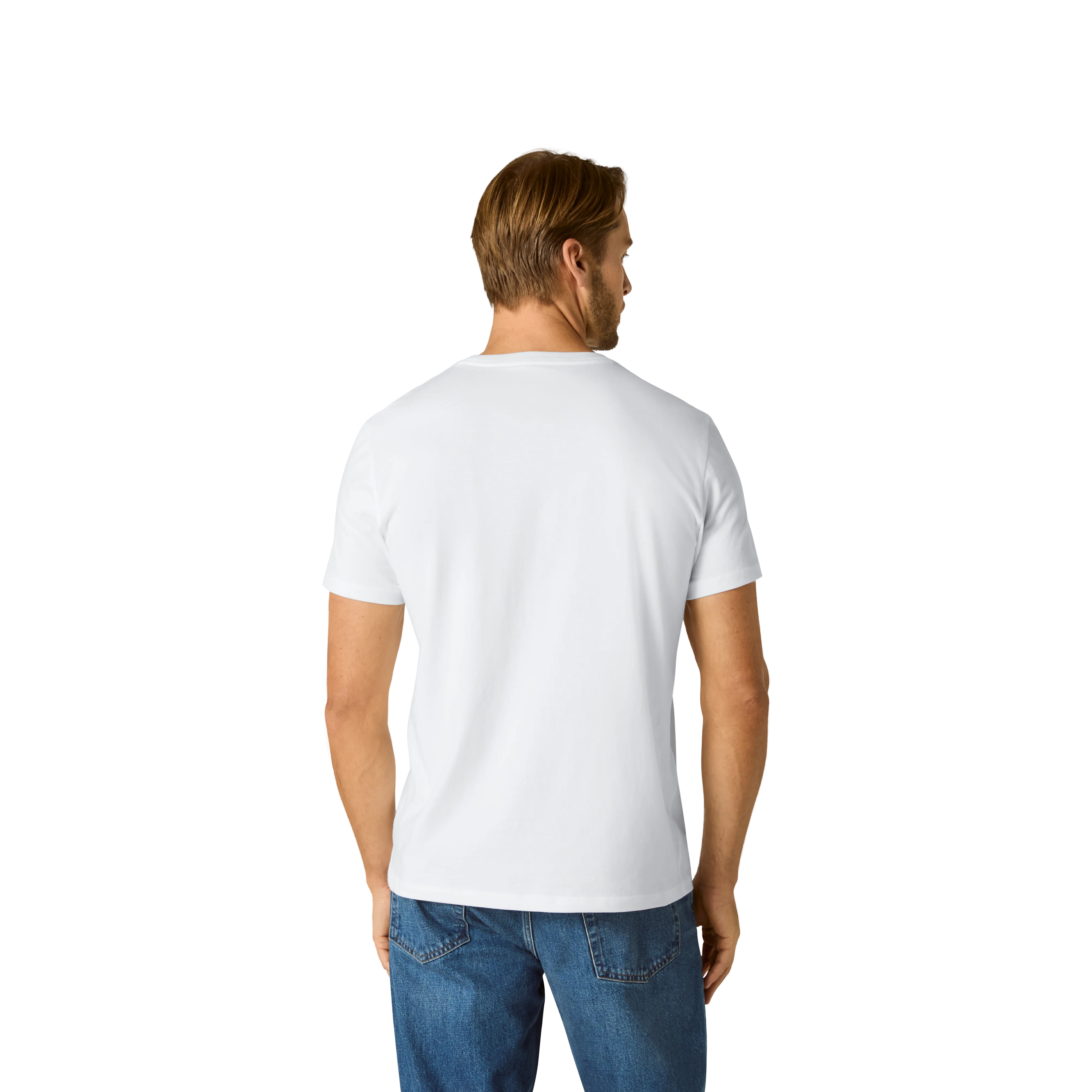 Men's Pima Cotton Crew Neck T-Shirt - Image 29