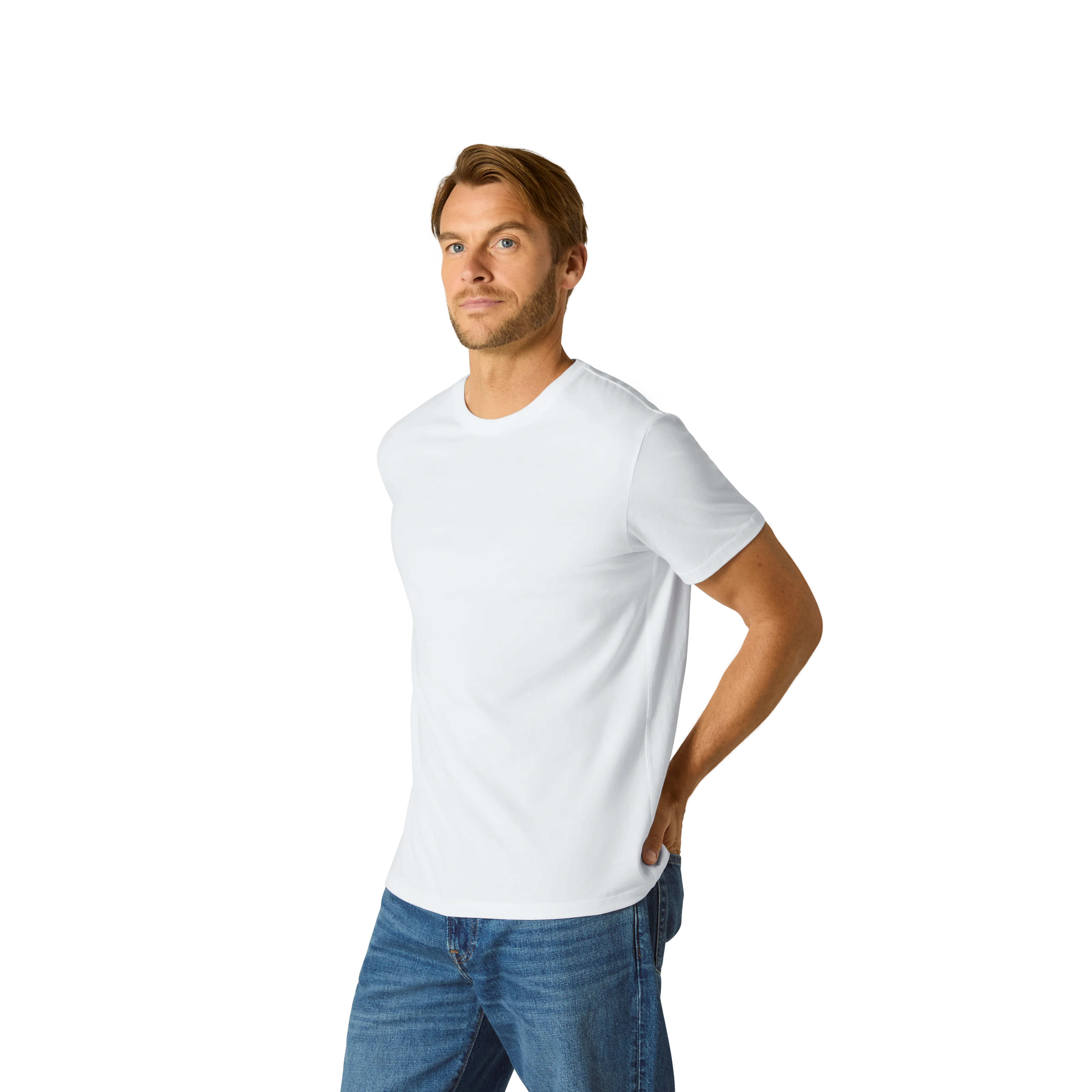 Men's Pima Cotton Crew Neck T-Shirt 6-Pack - Image 11