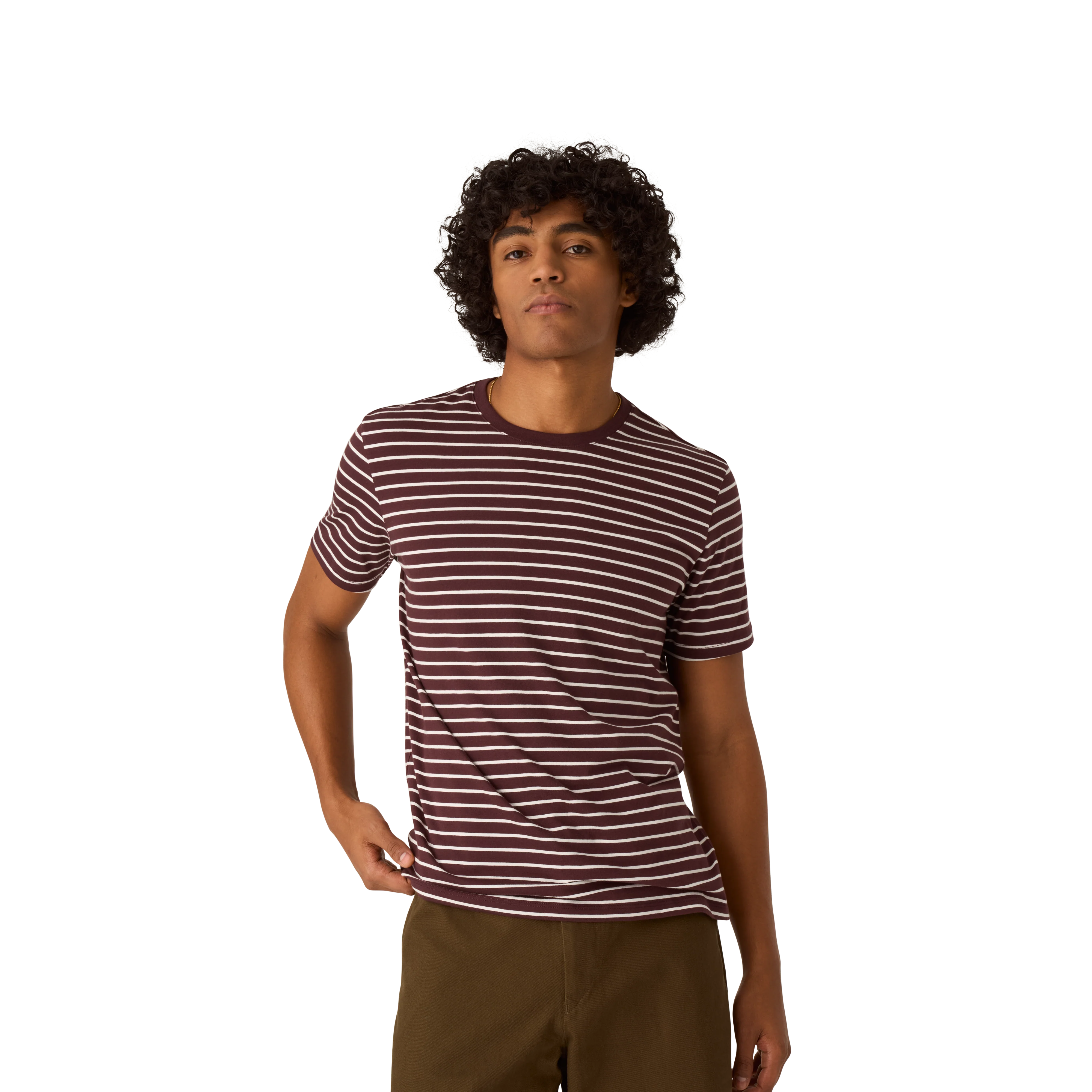Men's Pima Cotton Crew Neck T-Shirt - Image 7