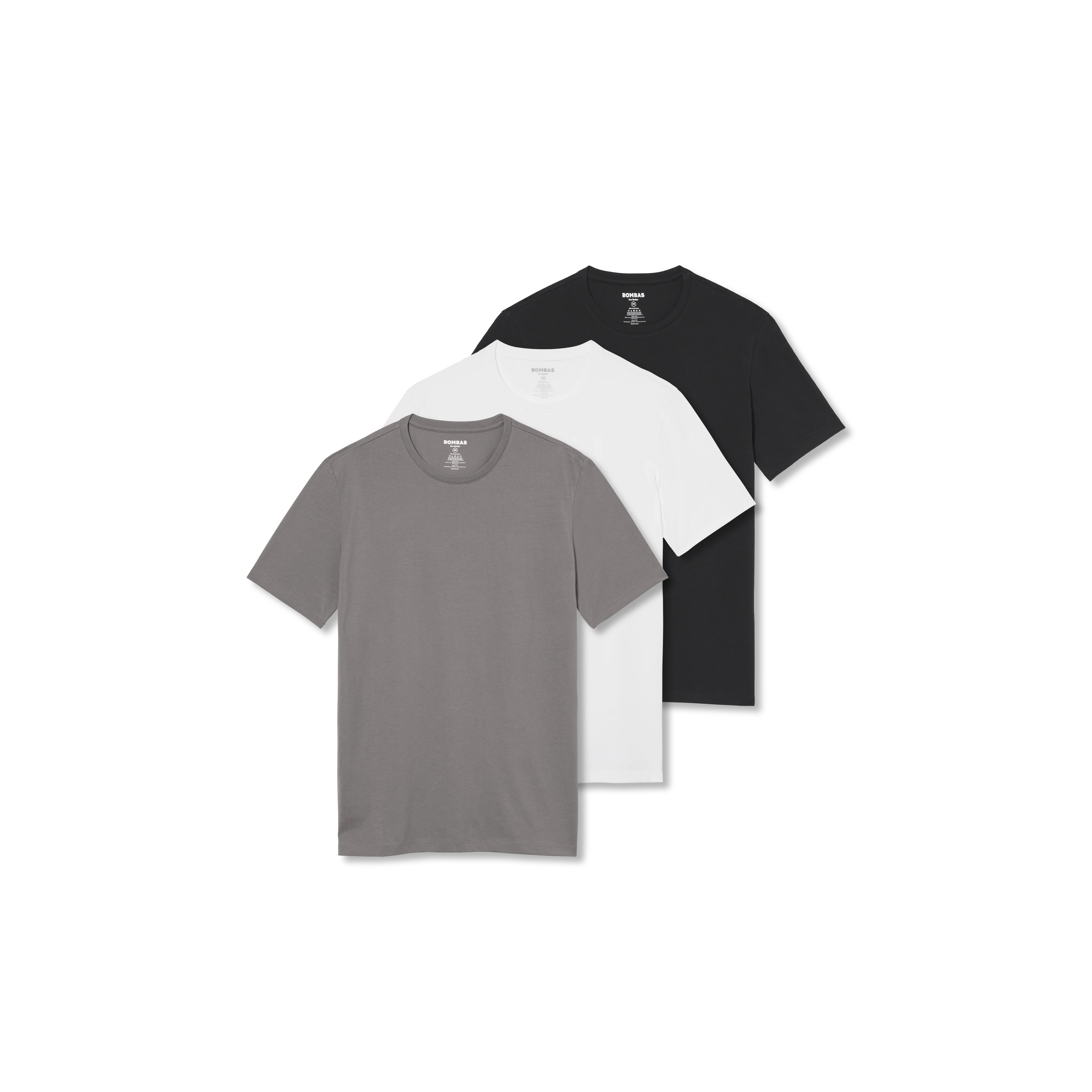 Men's Pima Cotton Slim Crew Neck T-Shirt 3-Pack - Image 15