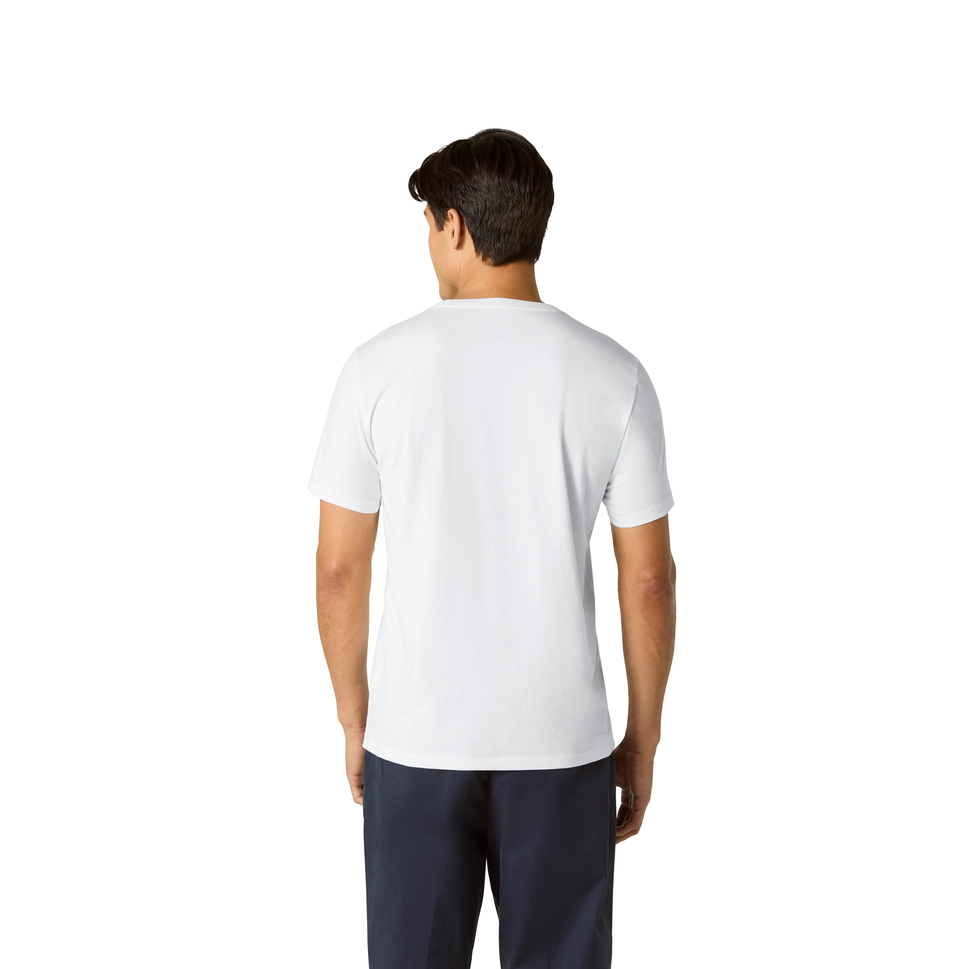 Men's Pima Cotton Slim Crew Neck T-Shirt 3-Pack - Image 22