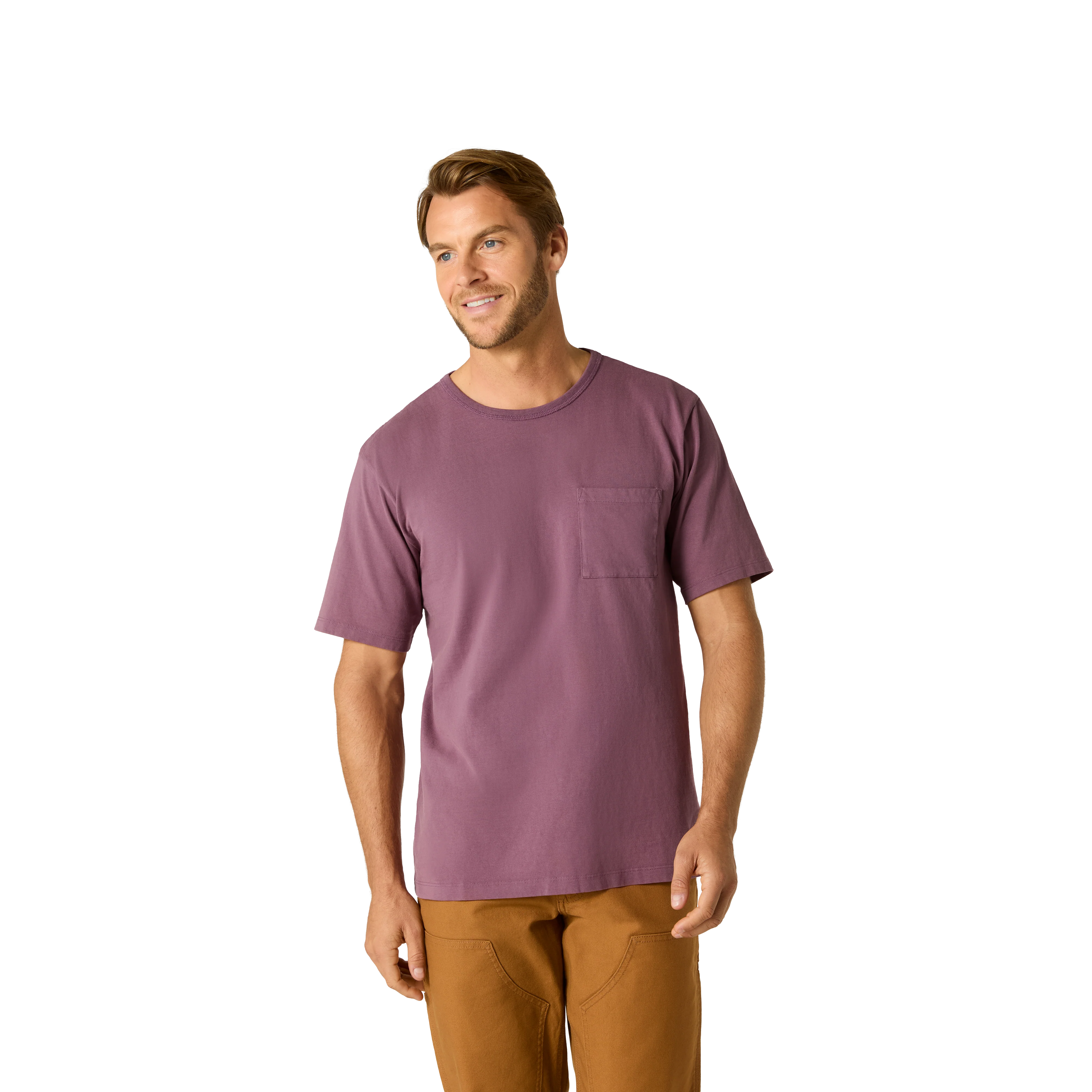Men’s Premium Weight Pocket Crew Neck T-Shirt - Image 33