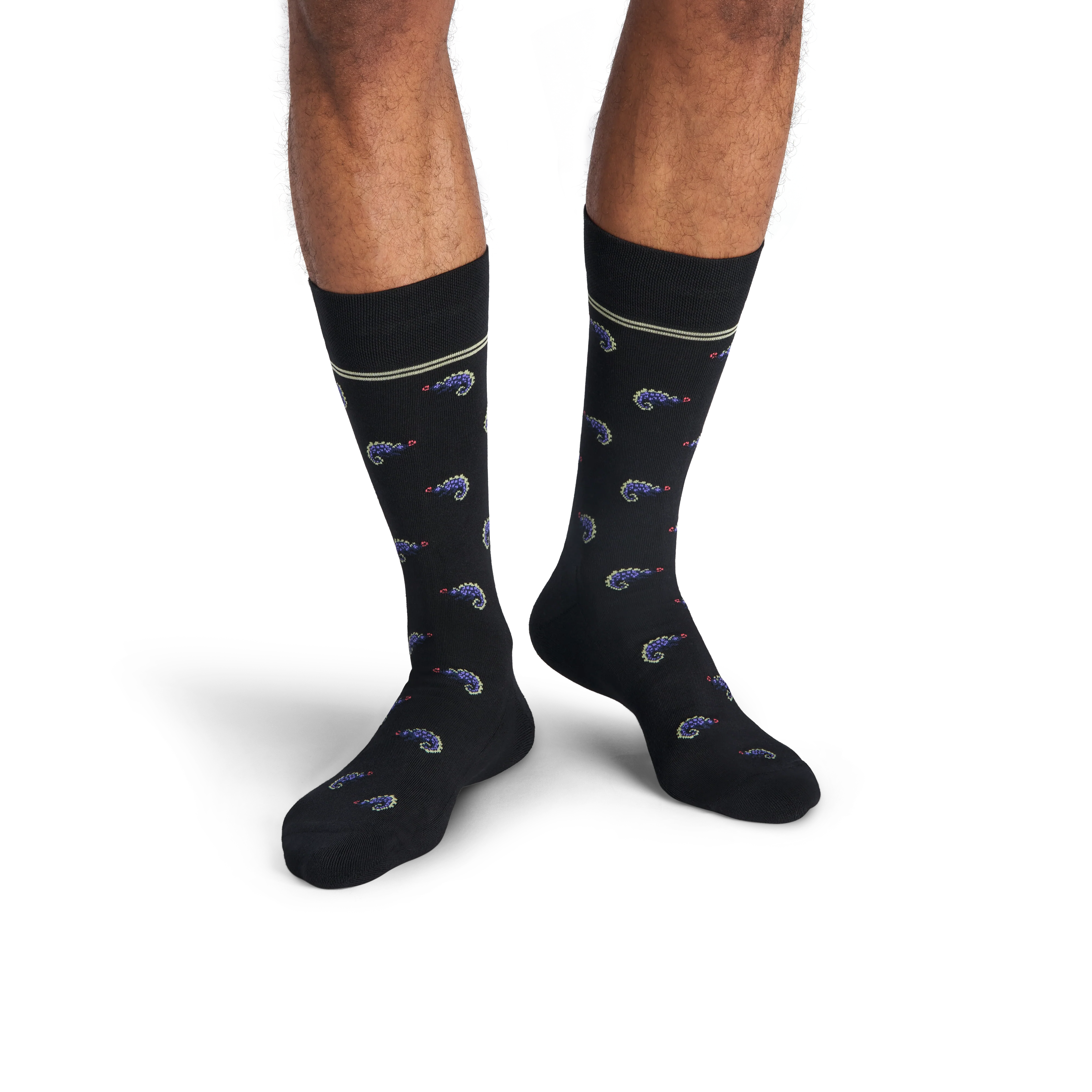 Men's Rainforest Dress Calf Socks - Image 2