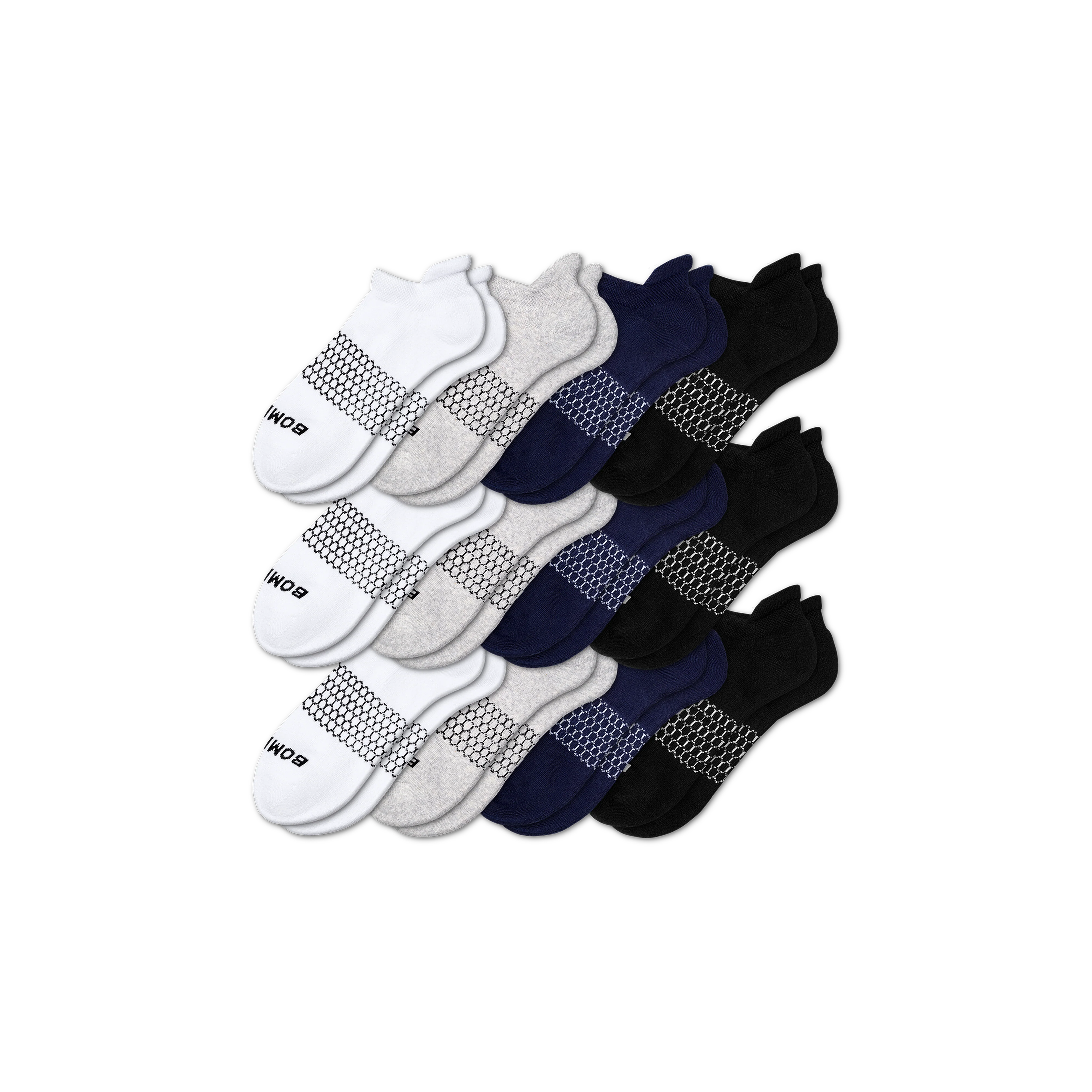 Men's Solids Ankle Sock 12-Pack