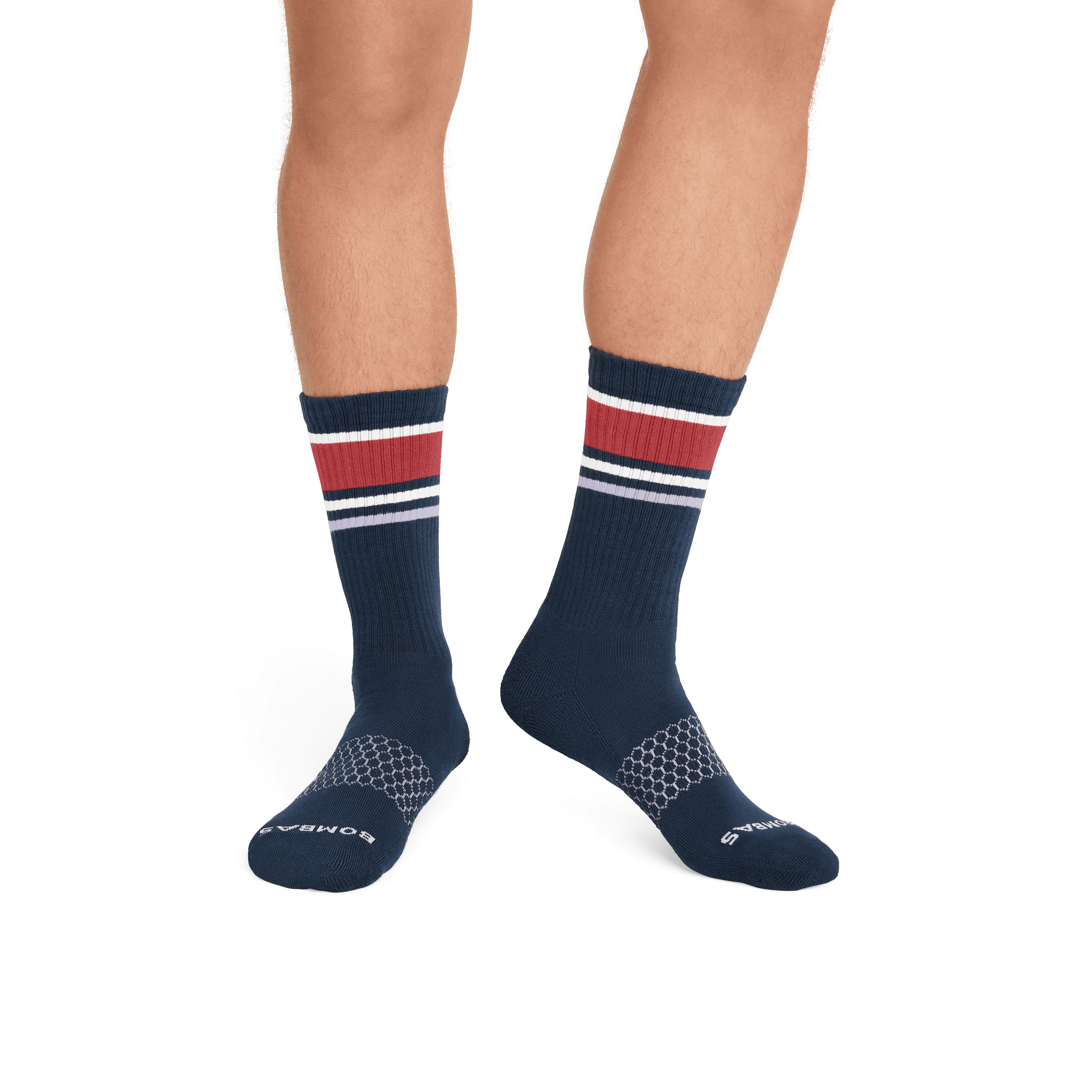 Men's Stripes Calf Socks - Image 7