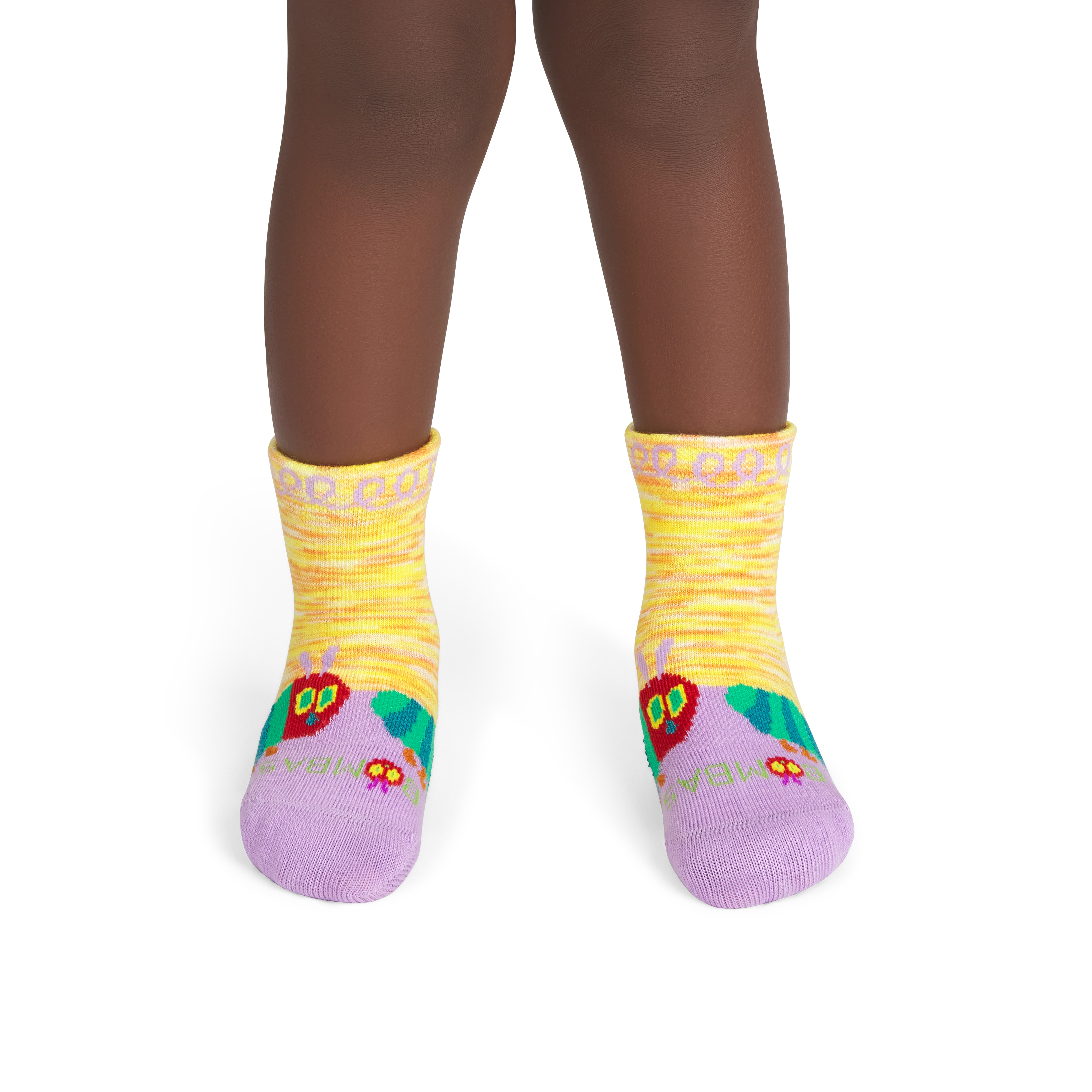 Toddler Eric Carle Lightweight Calf Sock 4-Pack Gift Box & Book - Image 3