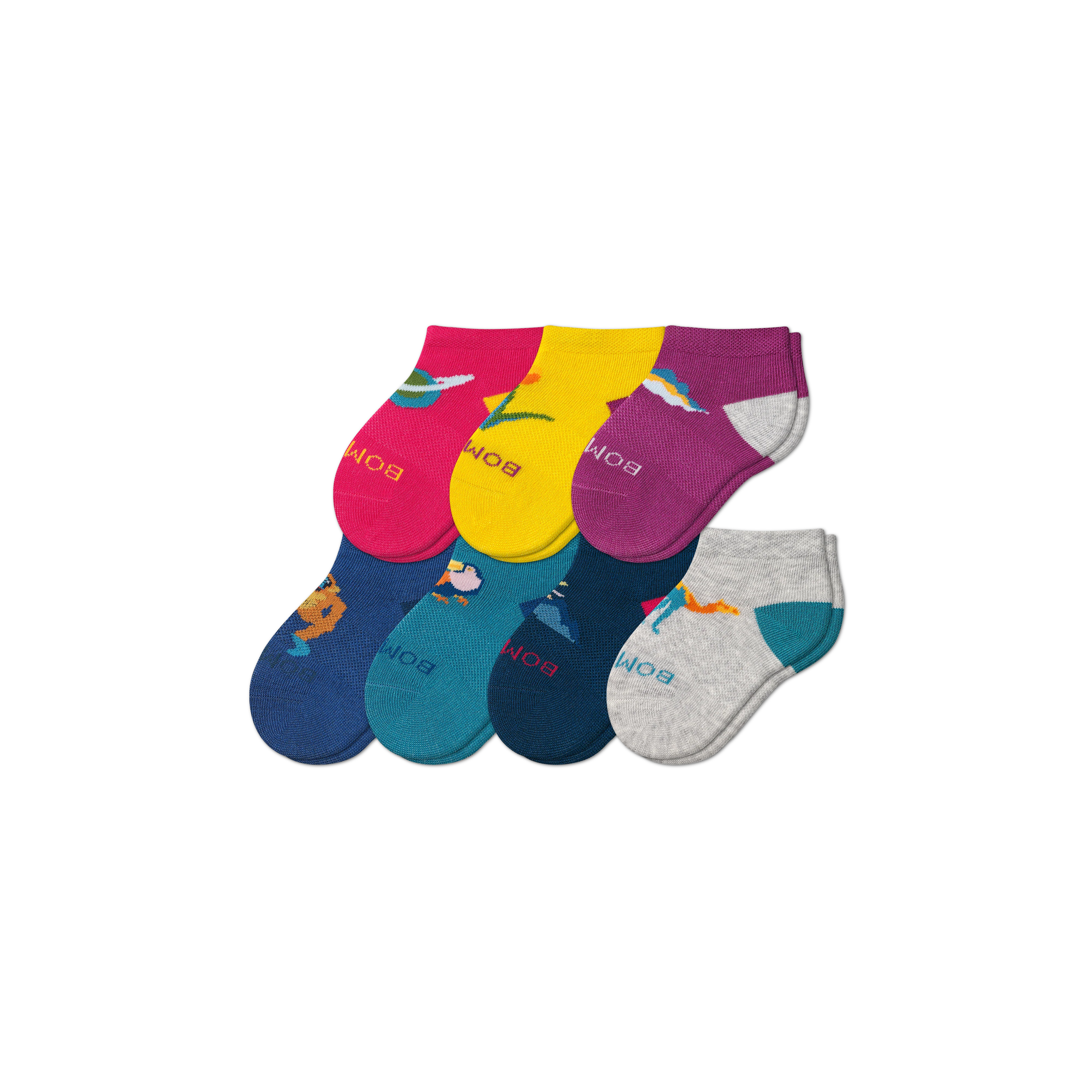 Toddler Days of the Week Lightweight Ankle Sock 7-Pack