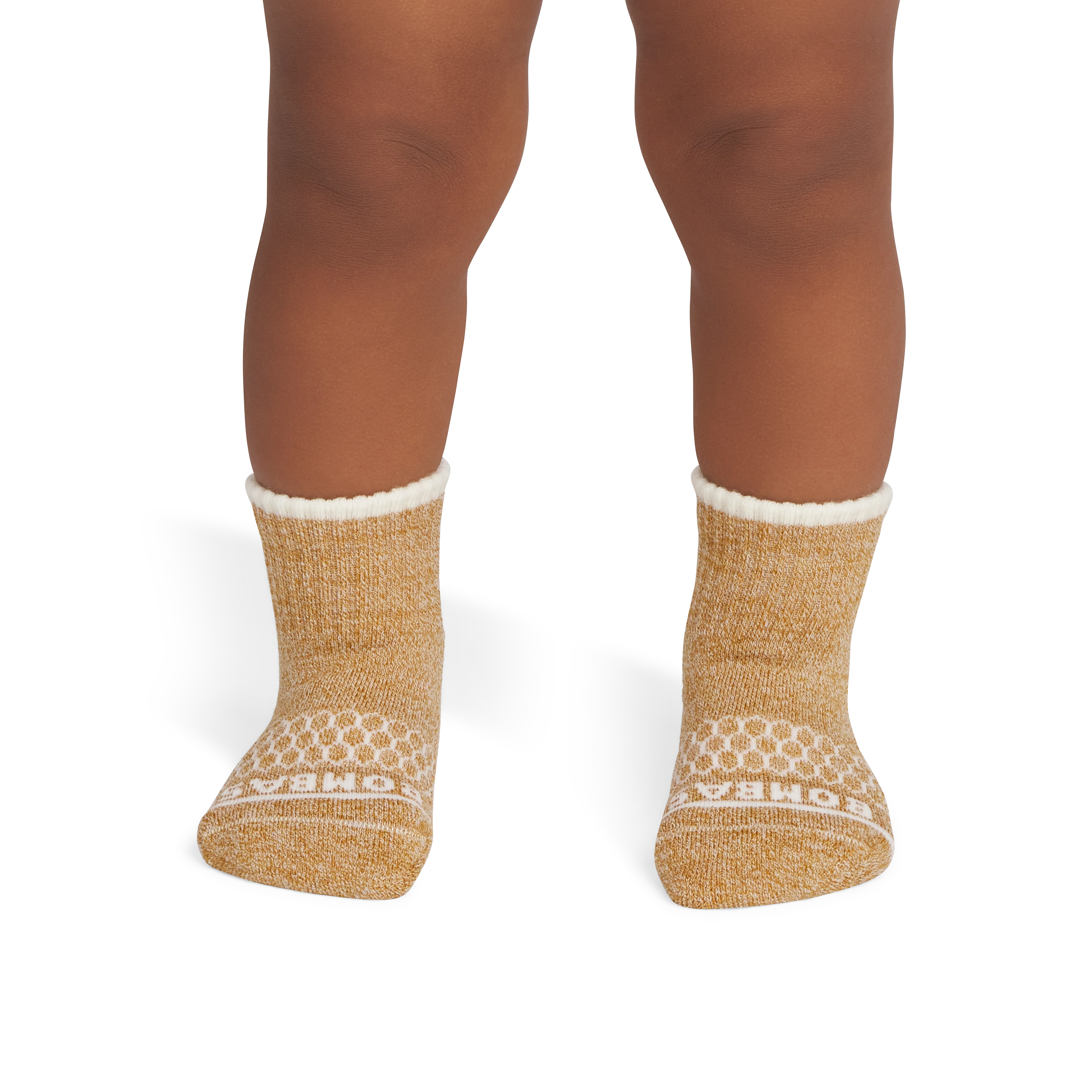 Toddler Merino Wool Blend Gripper Calf Sock 8-Pack - Image 2