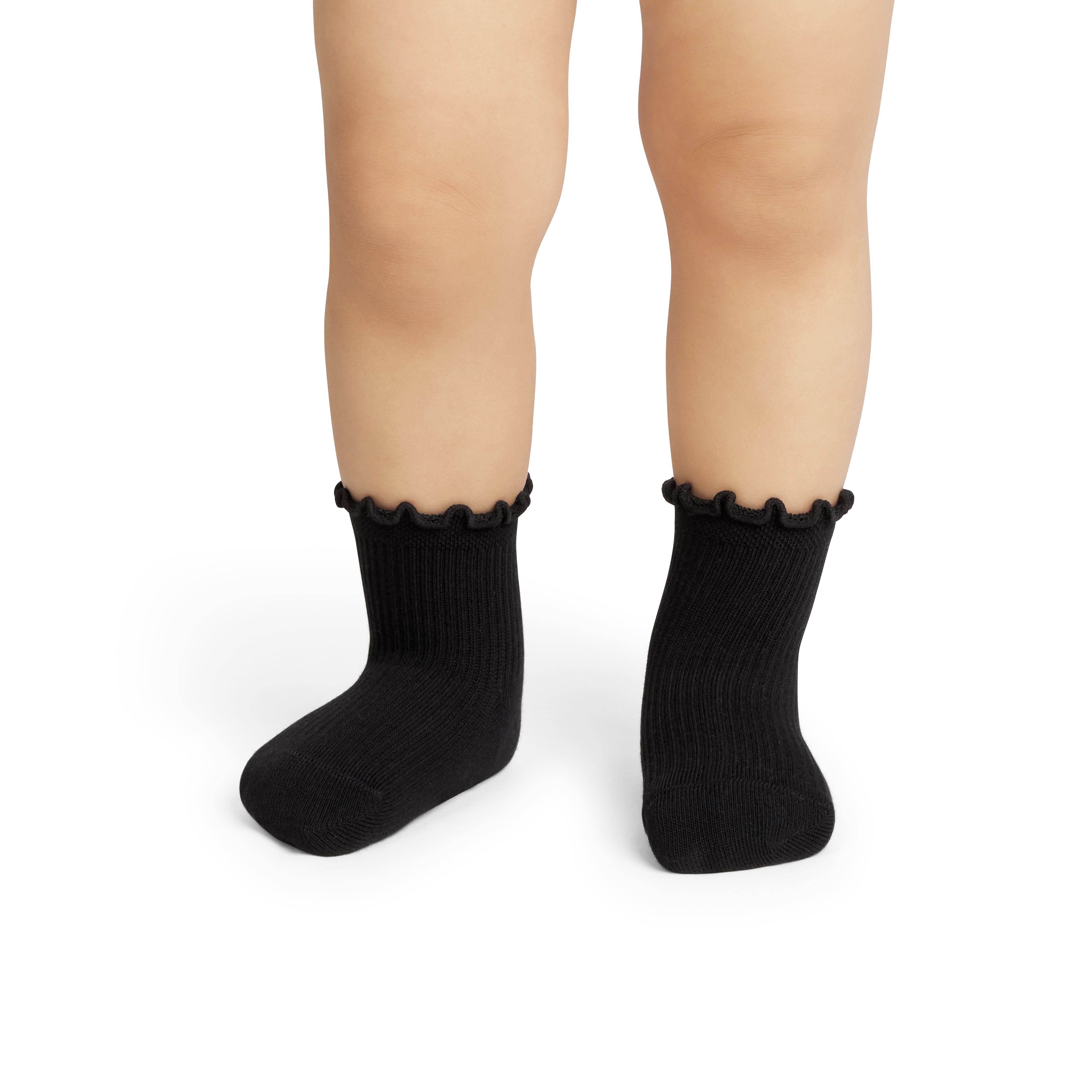 Toddler Ruffle Rib Calf Sock 4-Pack - Image 2