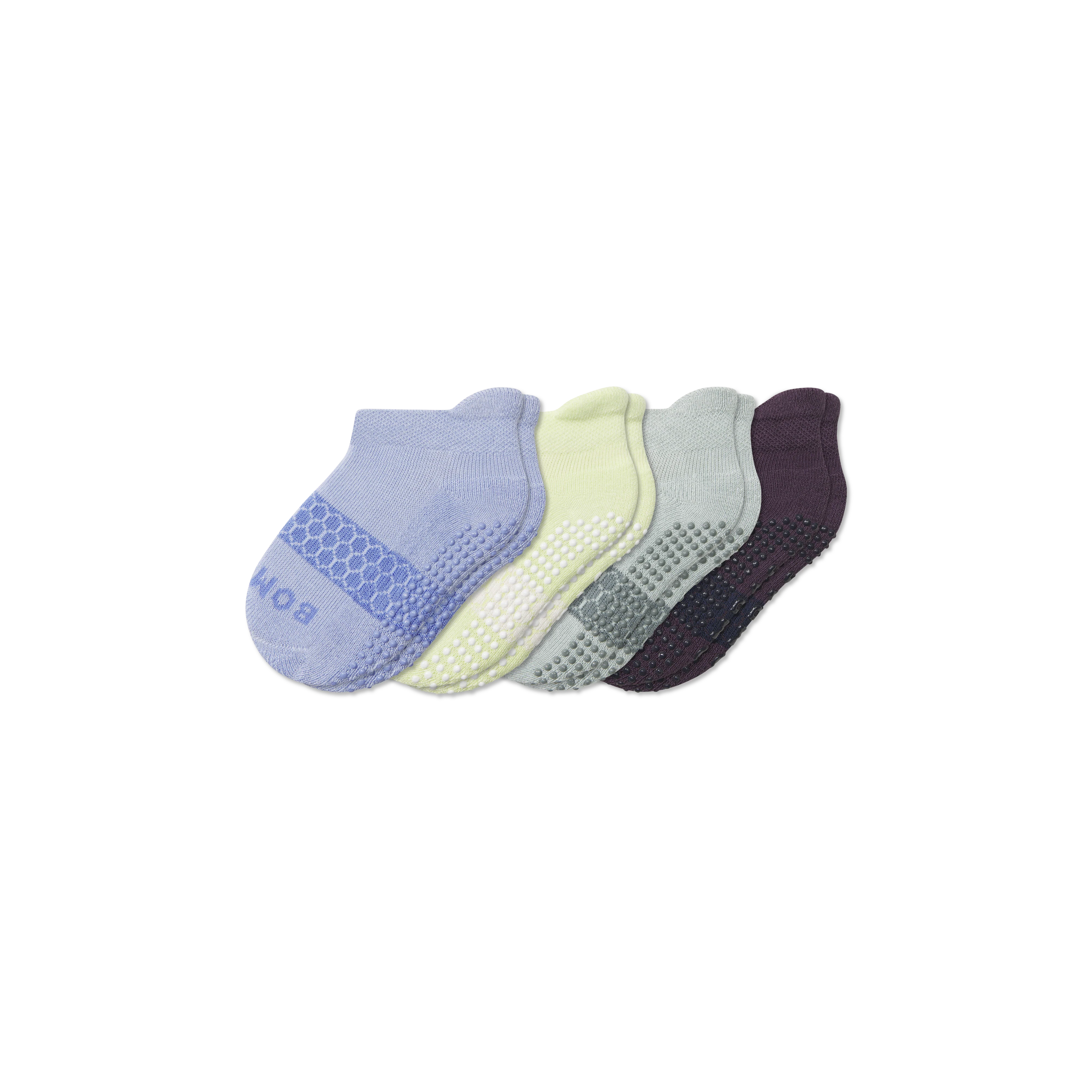 Toddler Solids Gripper Ankle Sock 4-Pack - Image 7
