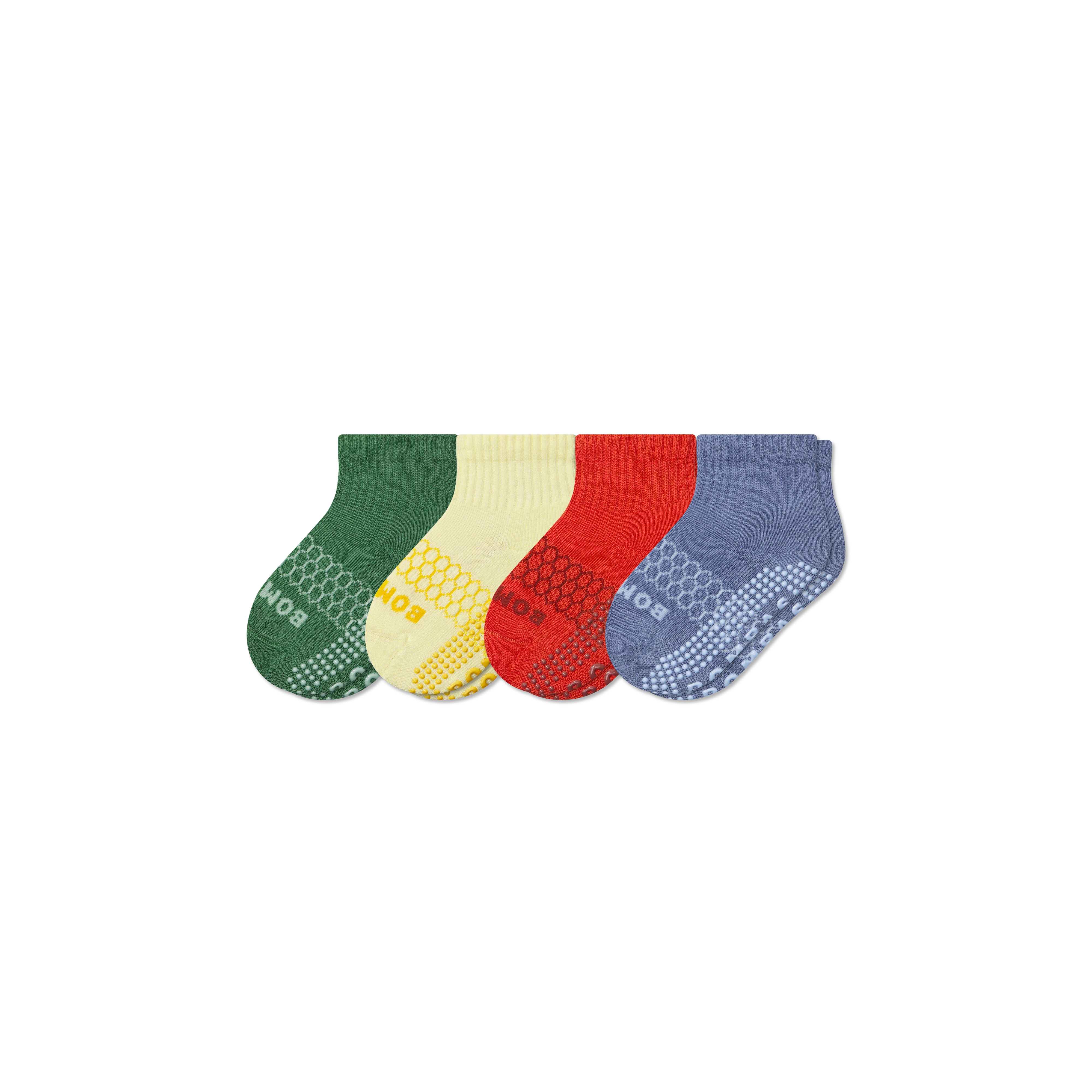 Toddler Solids Gripper Calf Sock 4-Pack - Image 7