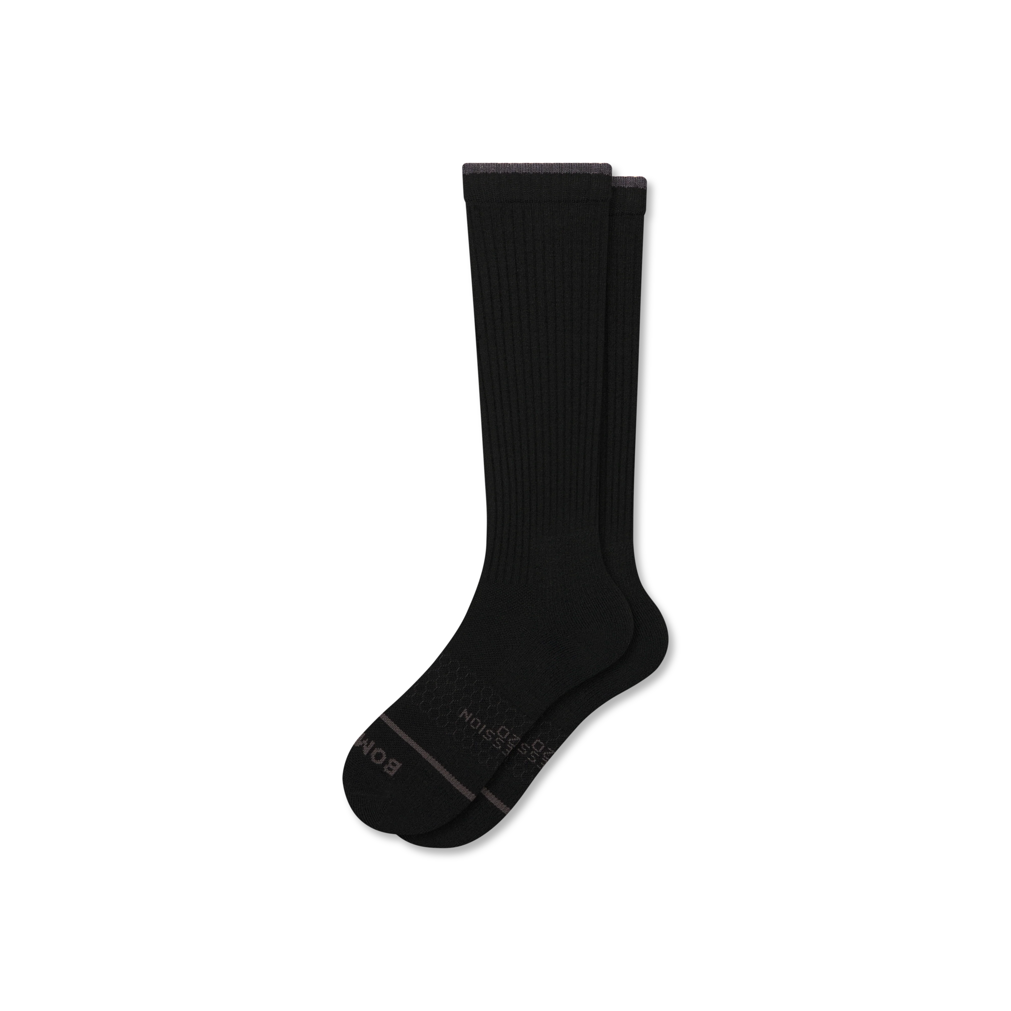 Women's Merino Wool Blend Everyday Compression Knee High Socks (15-20mmHg) - Image 3