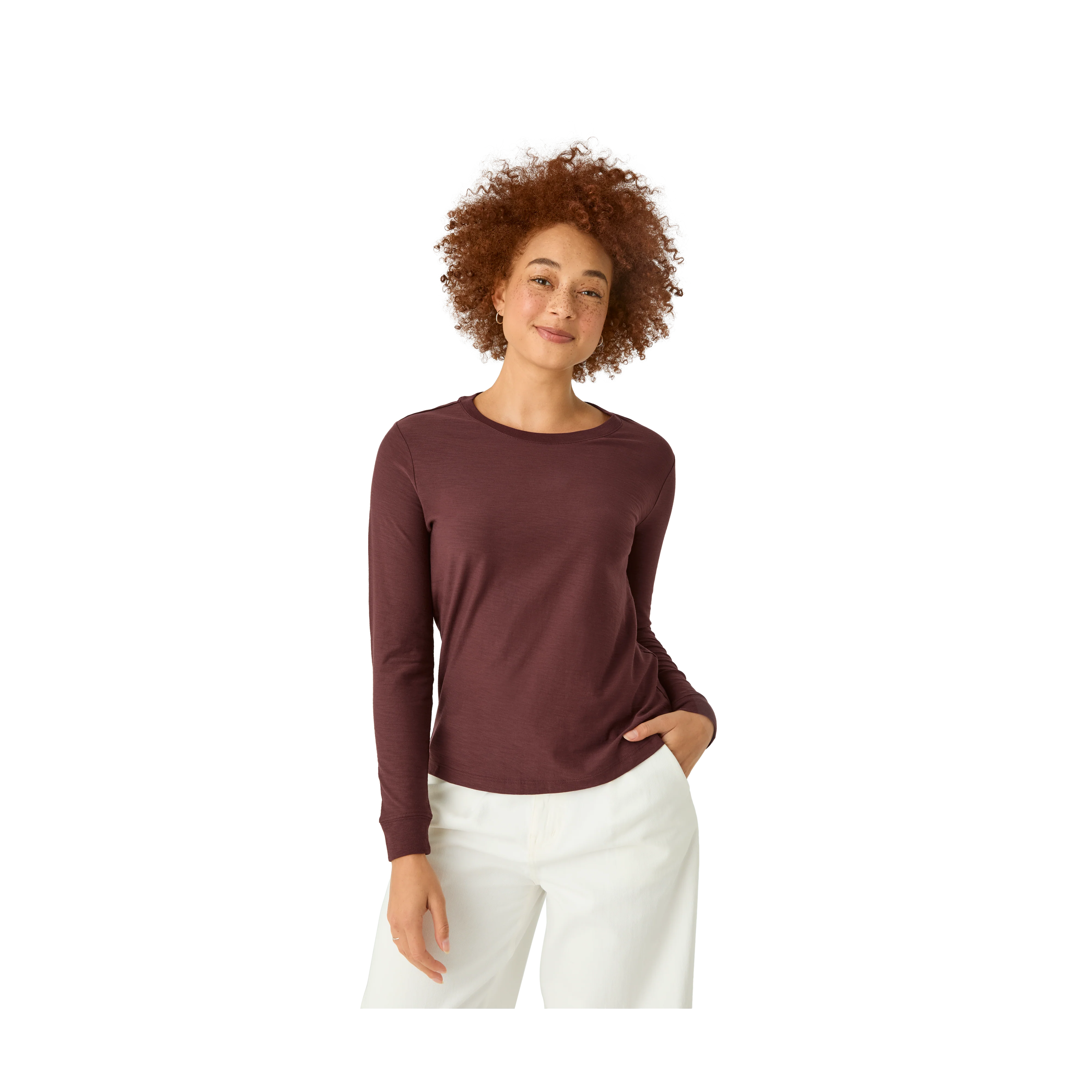Women's Air Slub Long Sleeve T-Shirt - Image 4