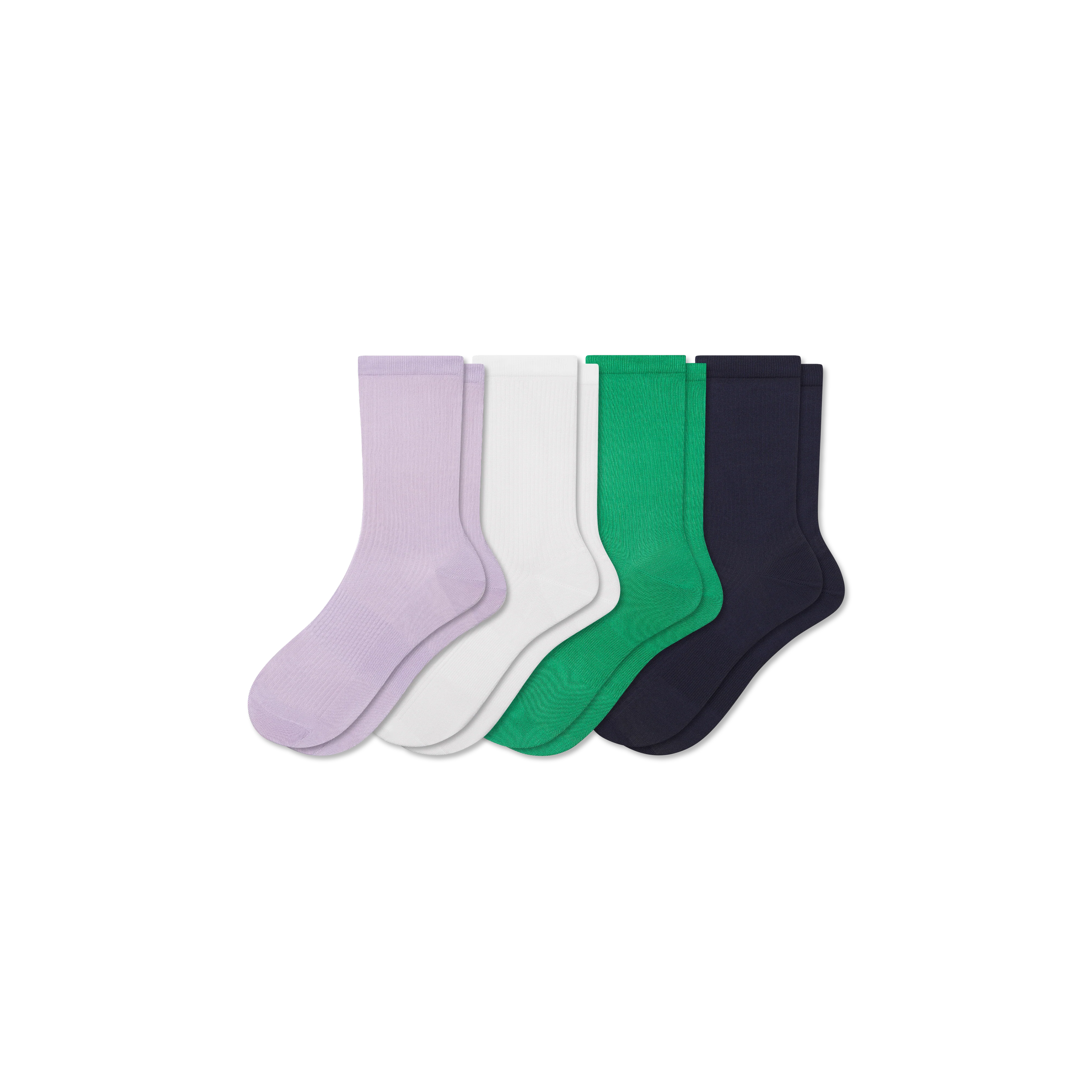 Women's Featherweight Rib Half Calf Sock 4-Pack - Image 14