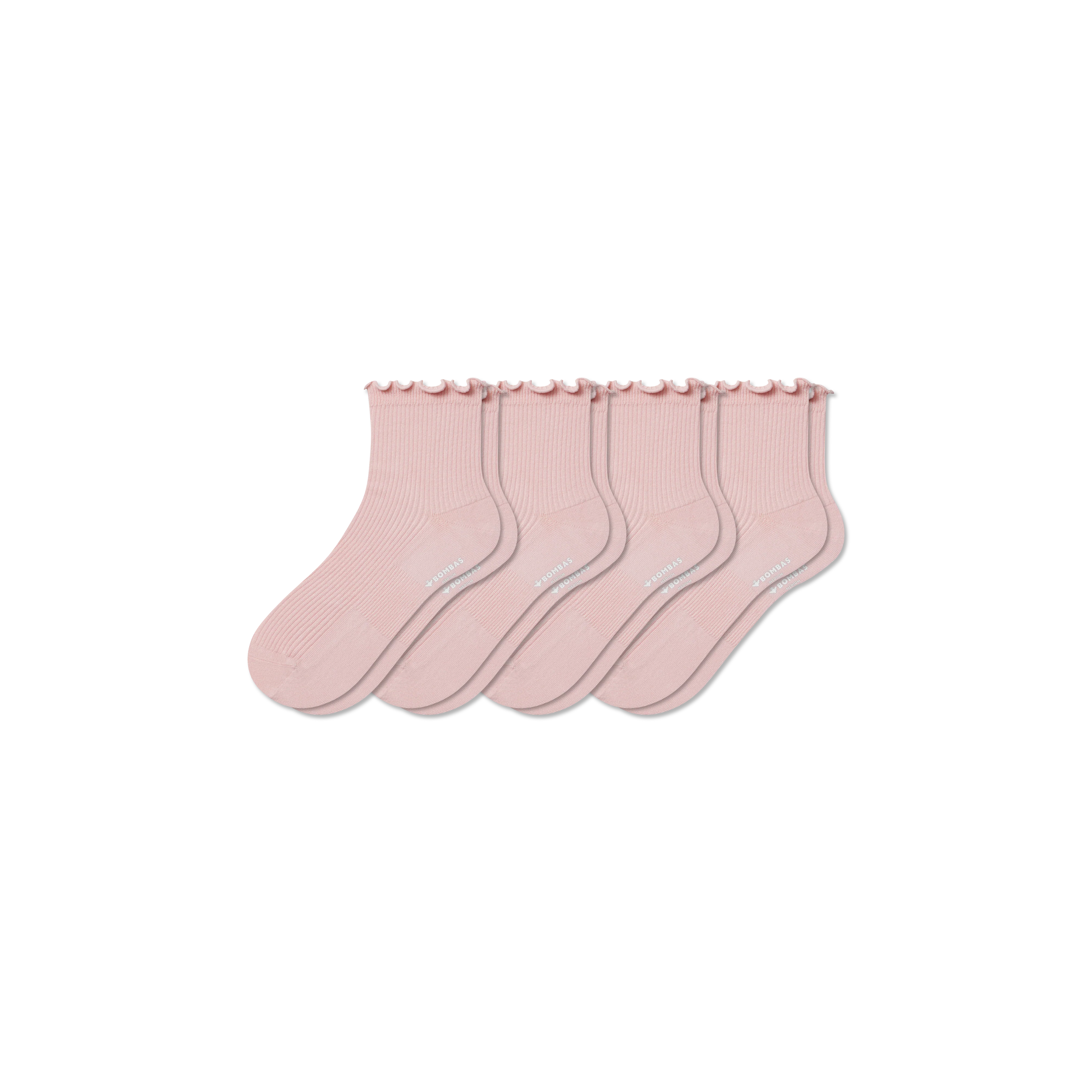 Women's Ruffle Rib Quarter Sock 4-Pack - Image 7