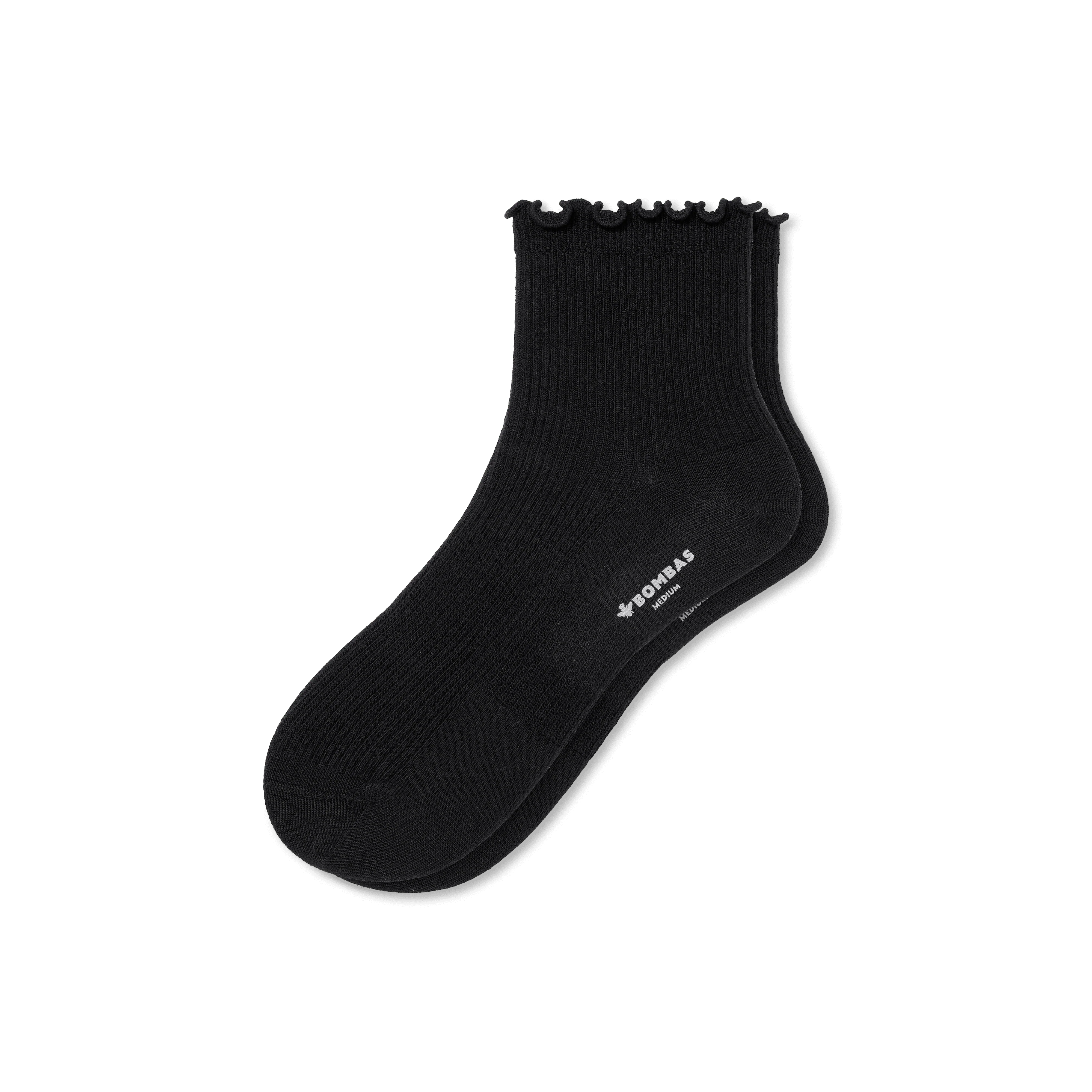 Women's Ruffle Rib Quarter Socks - Image 14