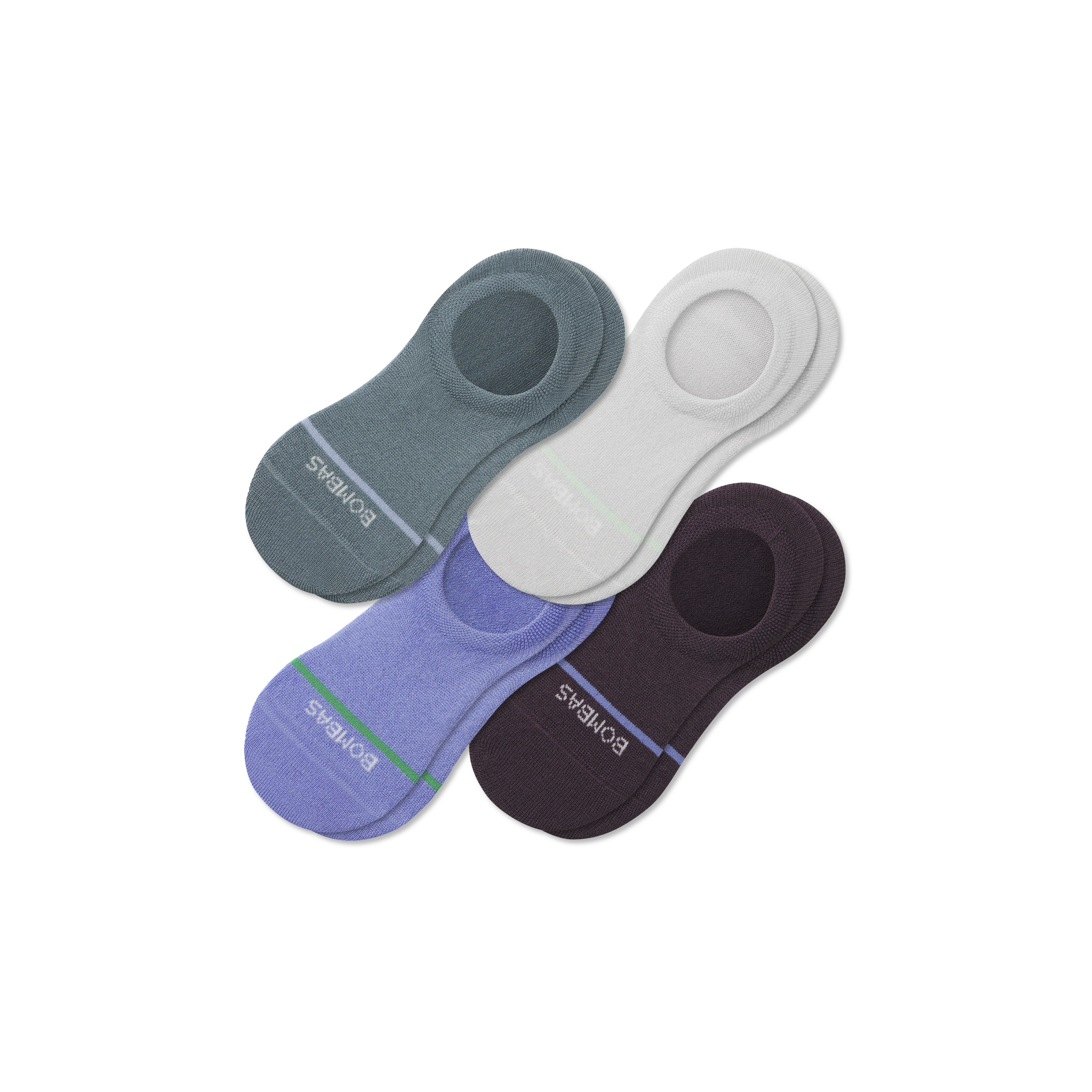 Women's Lightweight Merino Wool Blend No Show Sock 4-Pack - Image 7