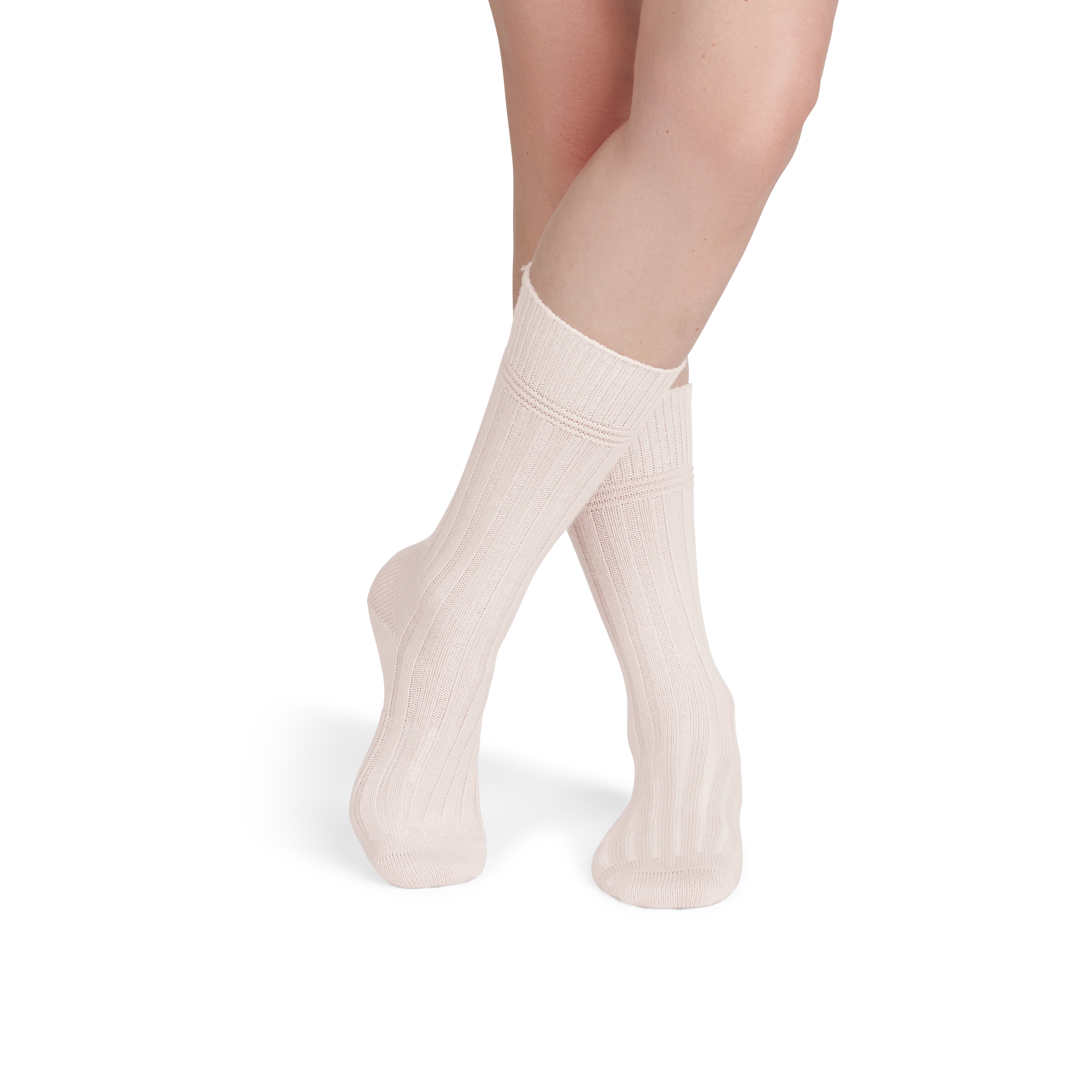 Women's Merino Cashmere Blend Rib Calf Sock 3-Pack - Image 3