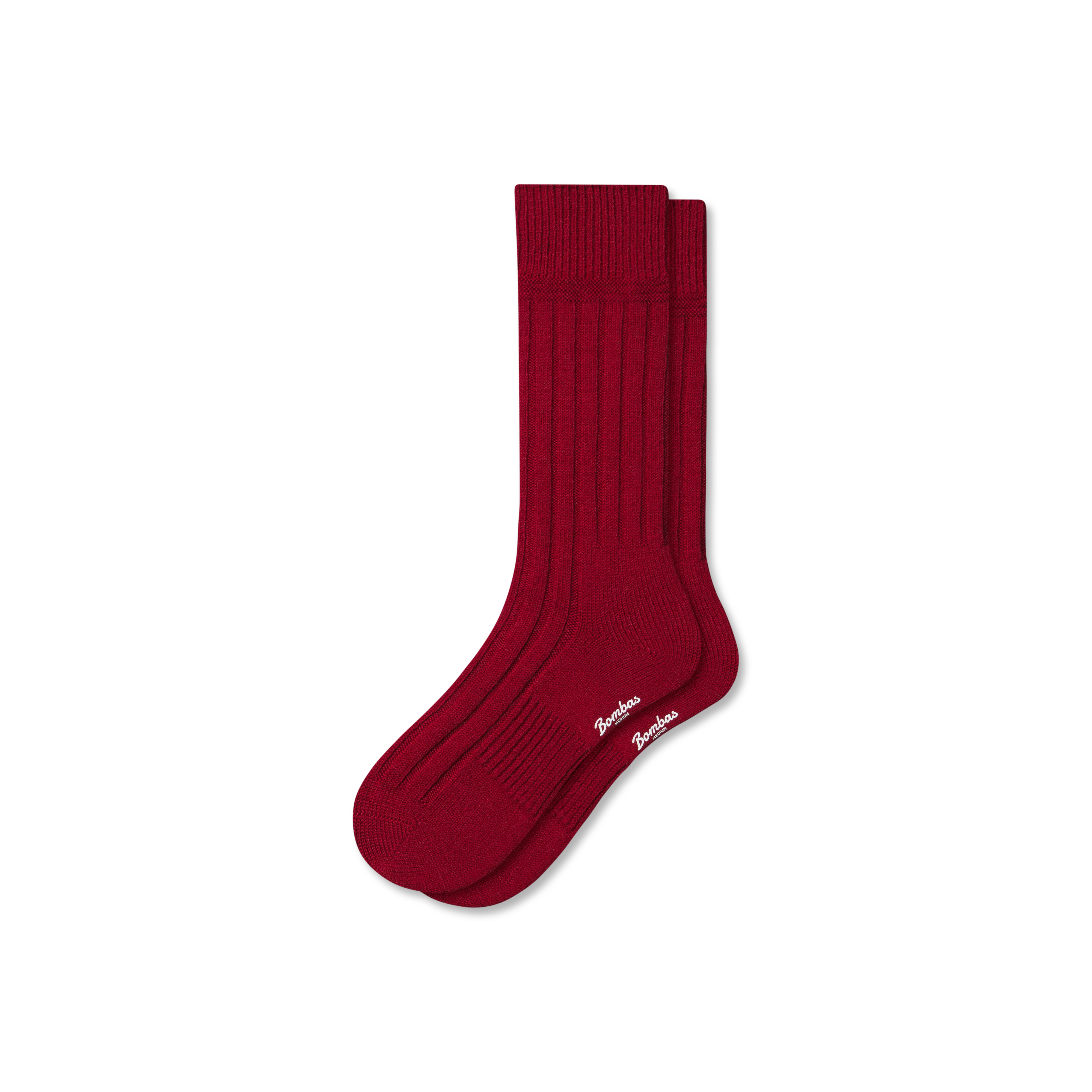 Women's Merino Cashmere Blend Rib Calf Socks - Image 14