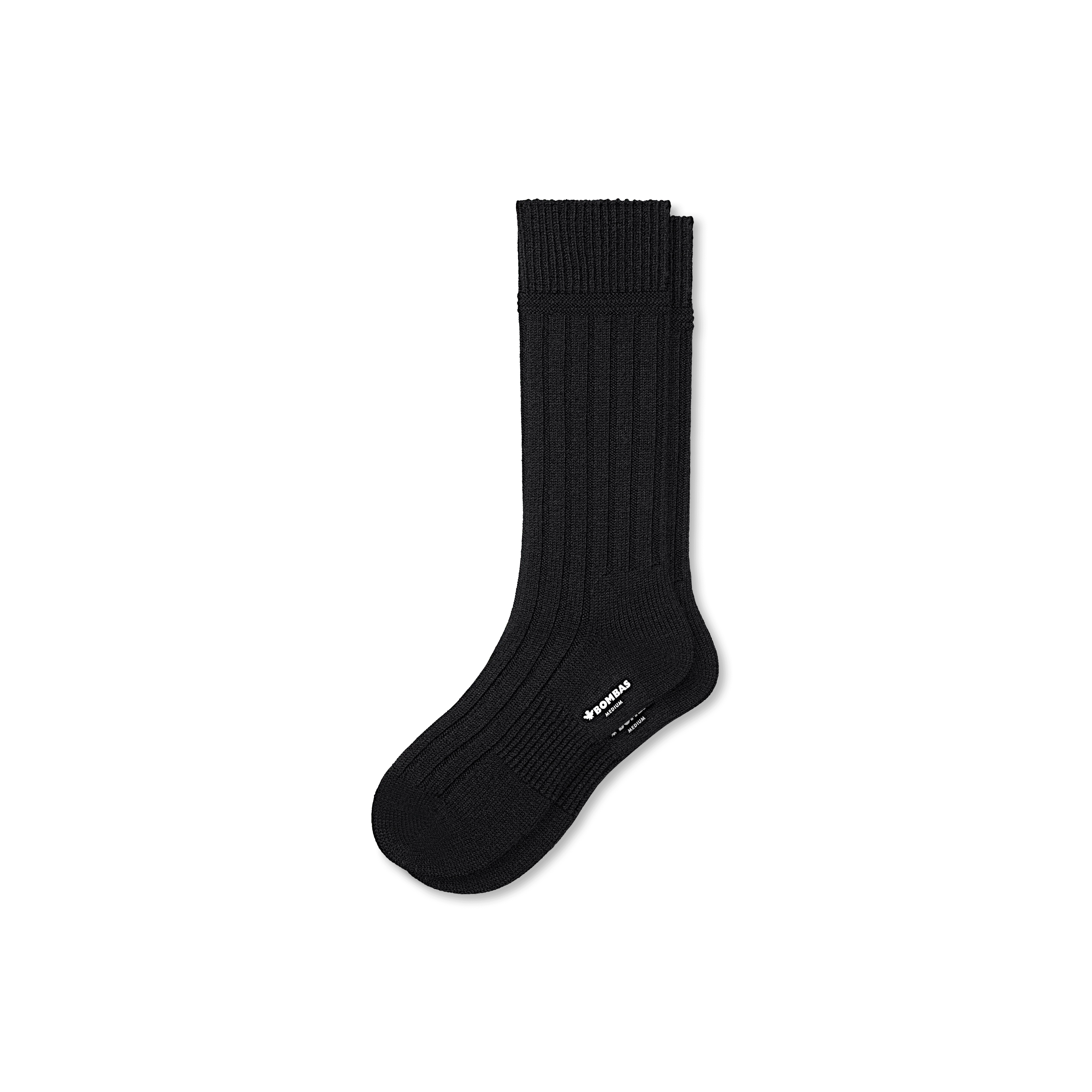 Women's Merino Cashmere Blend Rib Calf Socks - Image 28