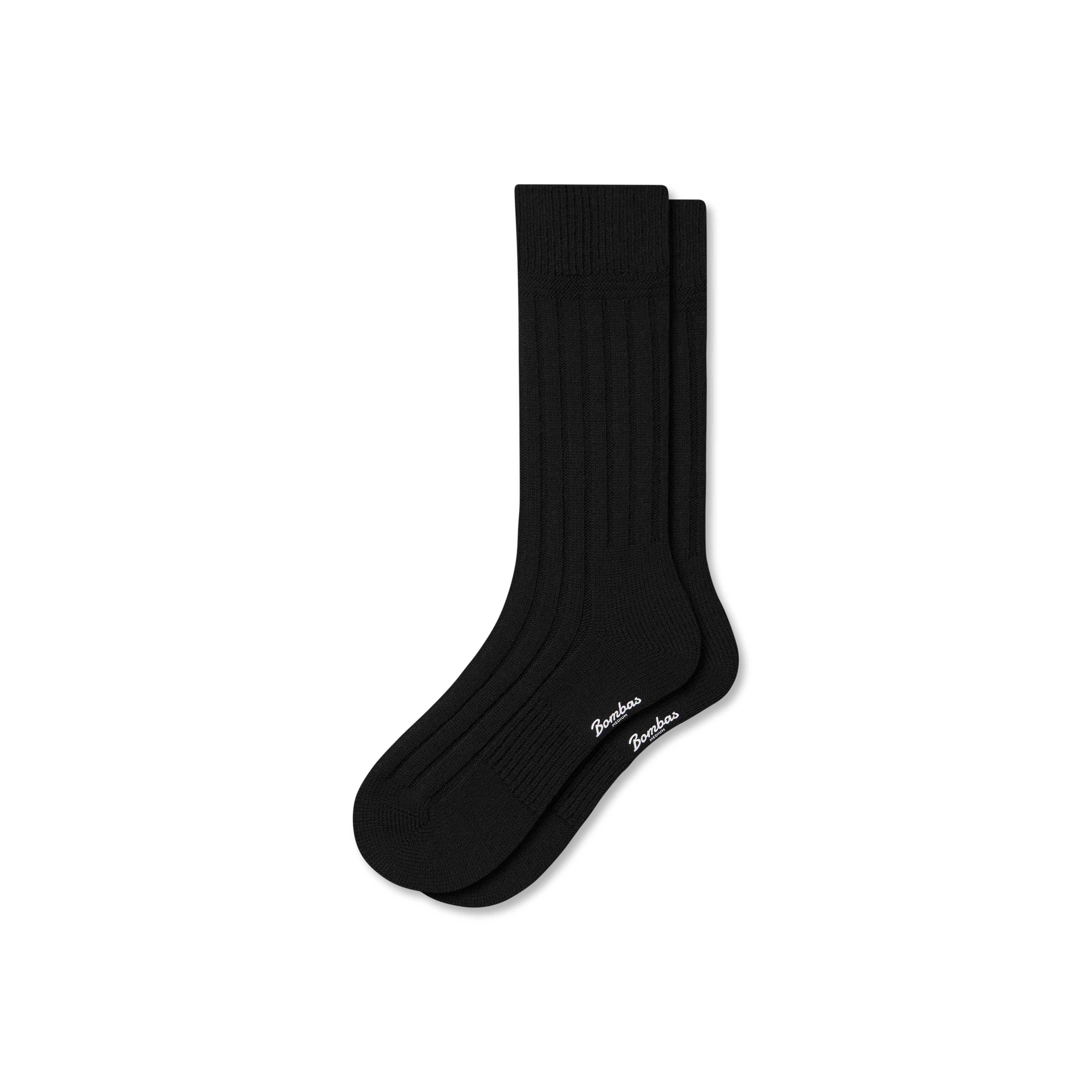 Women's Merino Cashmere Blend Rib Calf Socks - Image 34