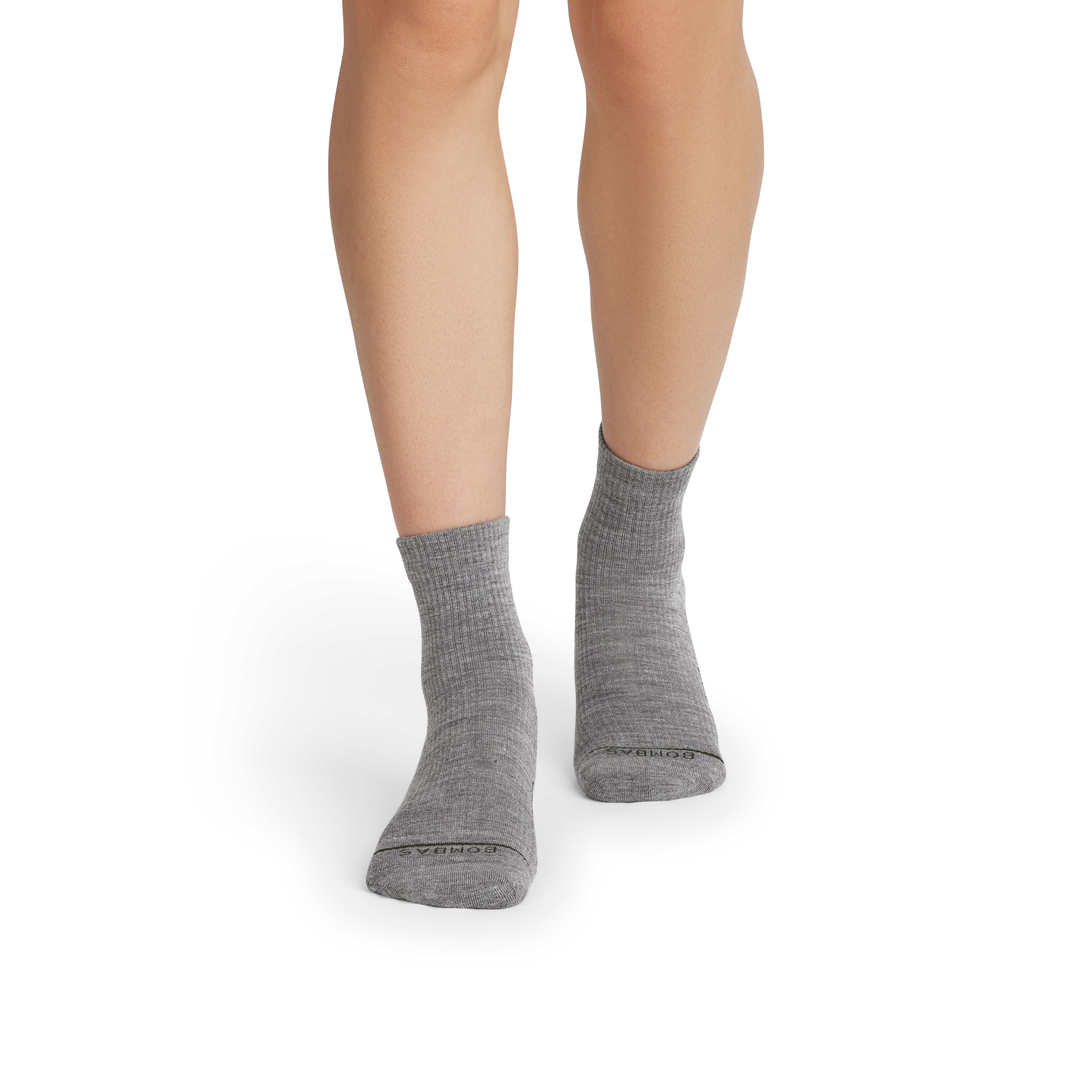 Women's Merino Wool Blend Modern Rib Quarter Sock 4-Pack - Image 4