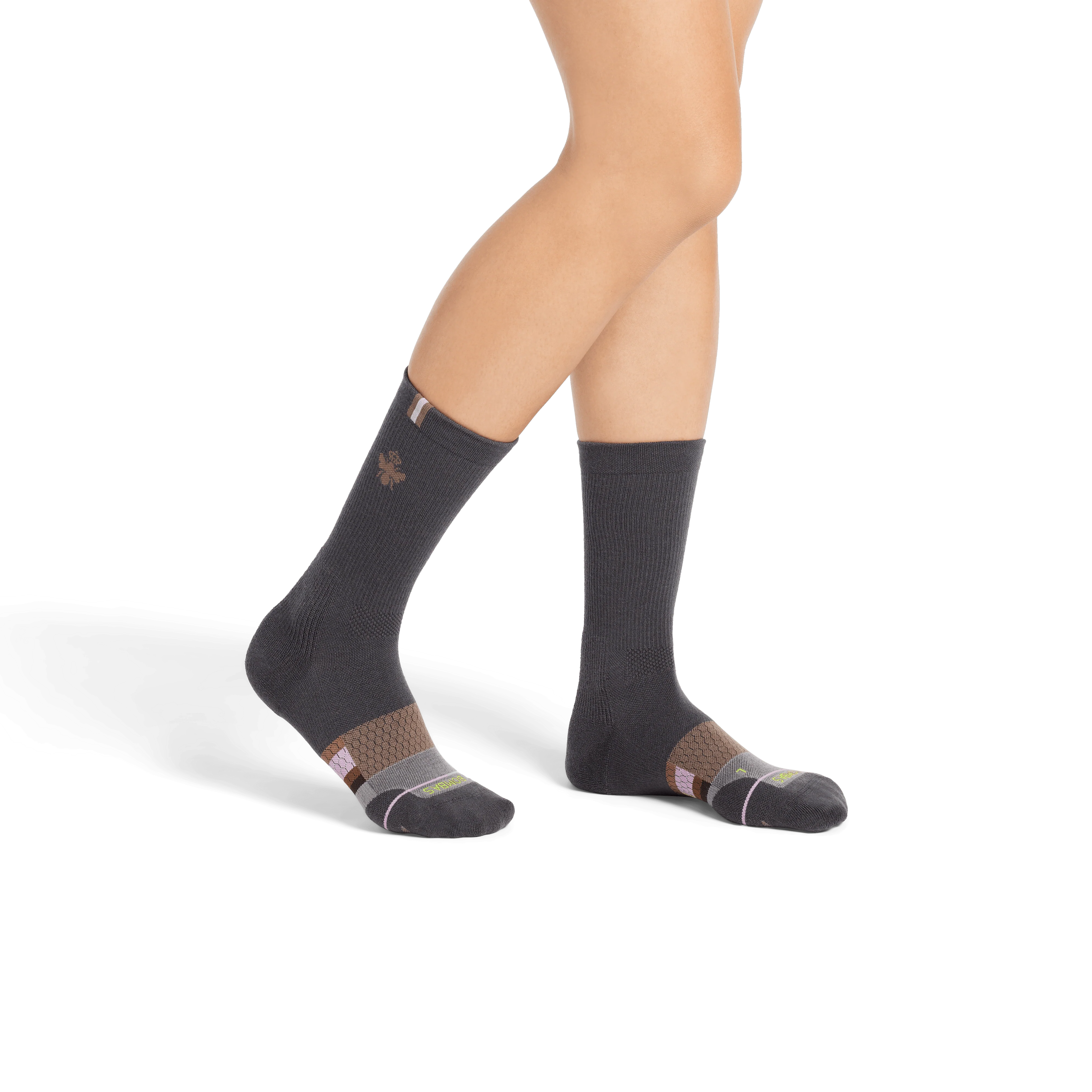 Women's Merino Wool Blend Run Calf Sock 3-Pack - Image 10