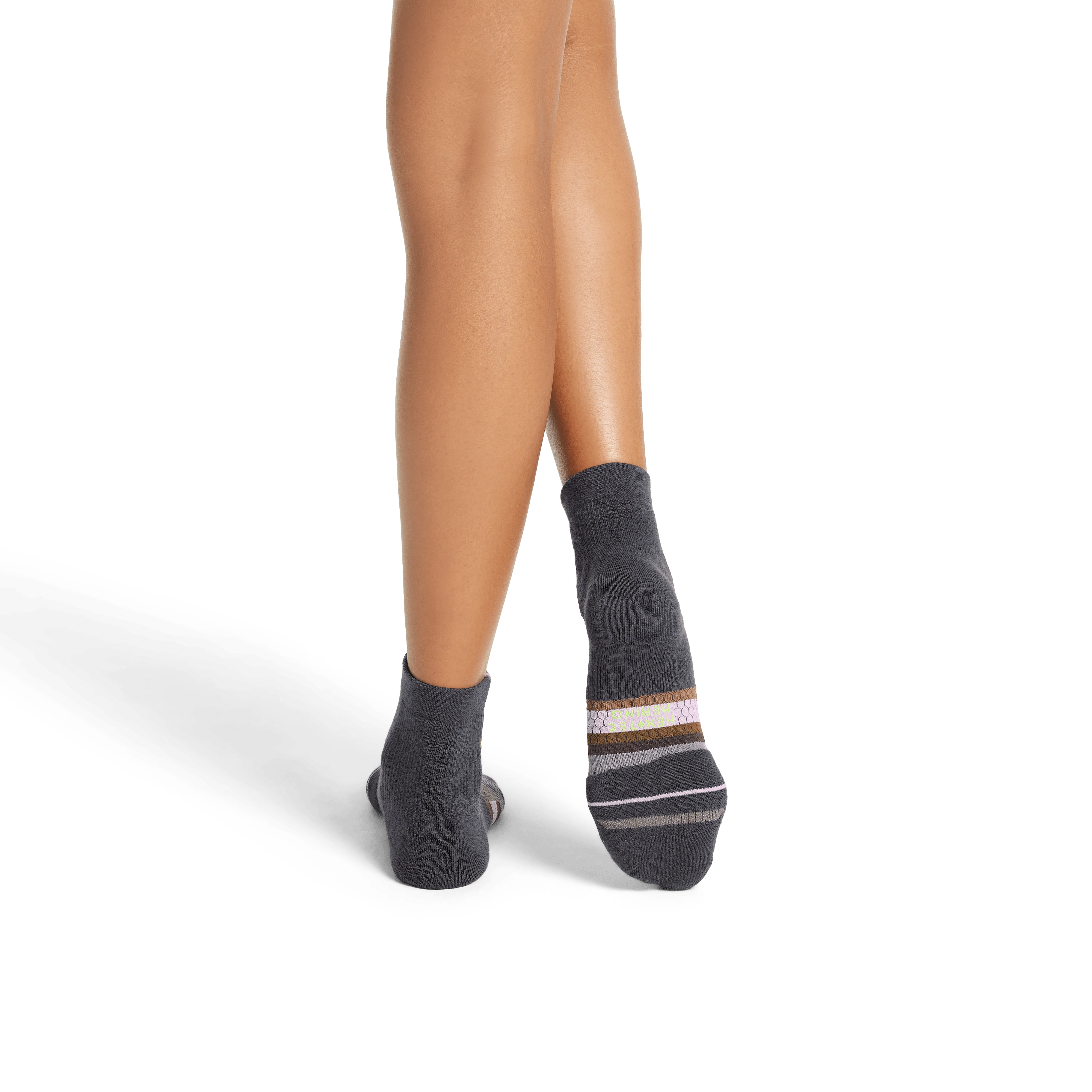 Women's Merino Wool Blend Run Quarter Sock 3-Pack - Image 15