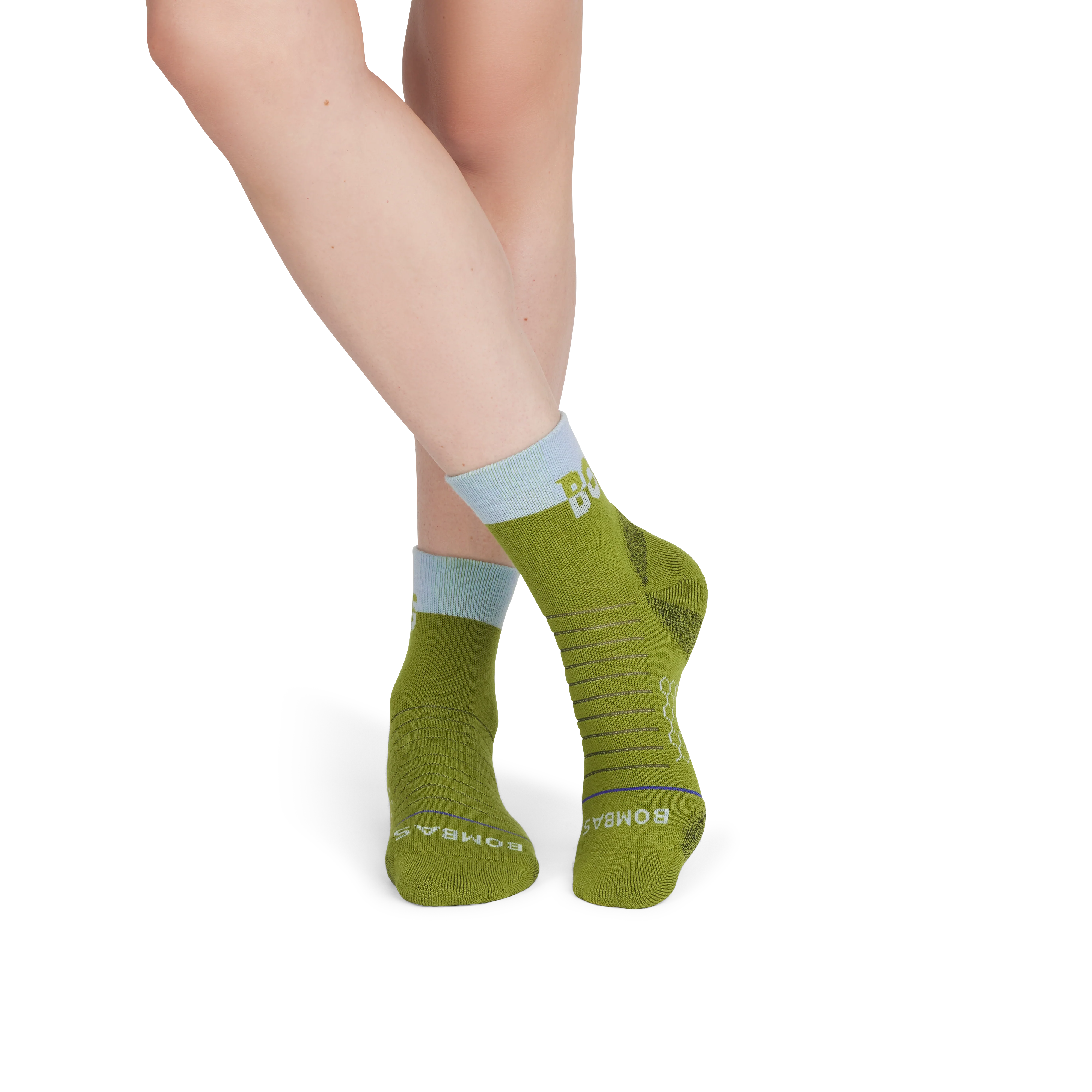 Women's Merino Wool Blend Hiking Quarter Socks - Image 2