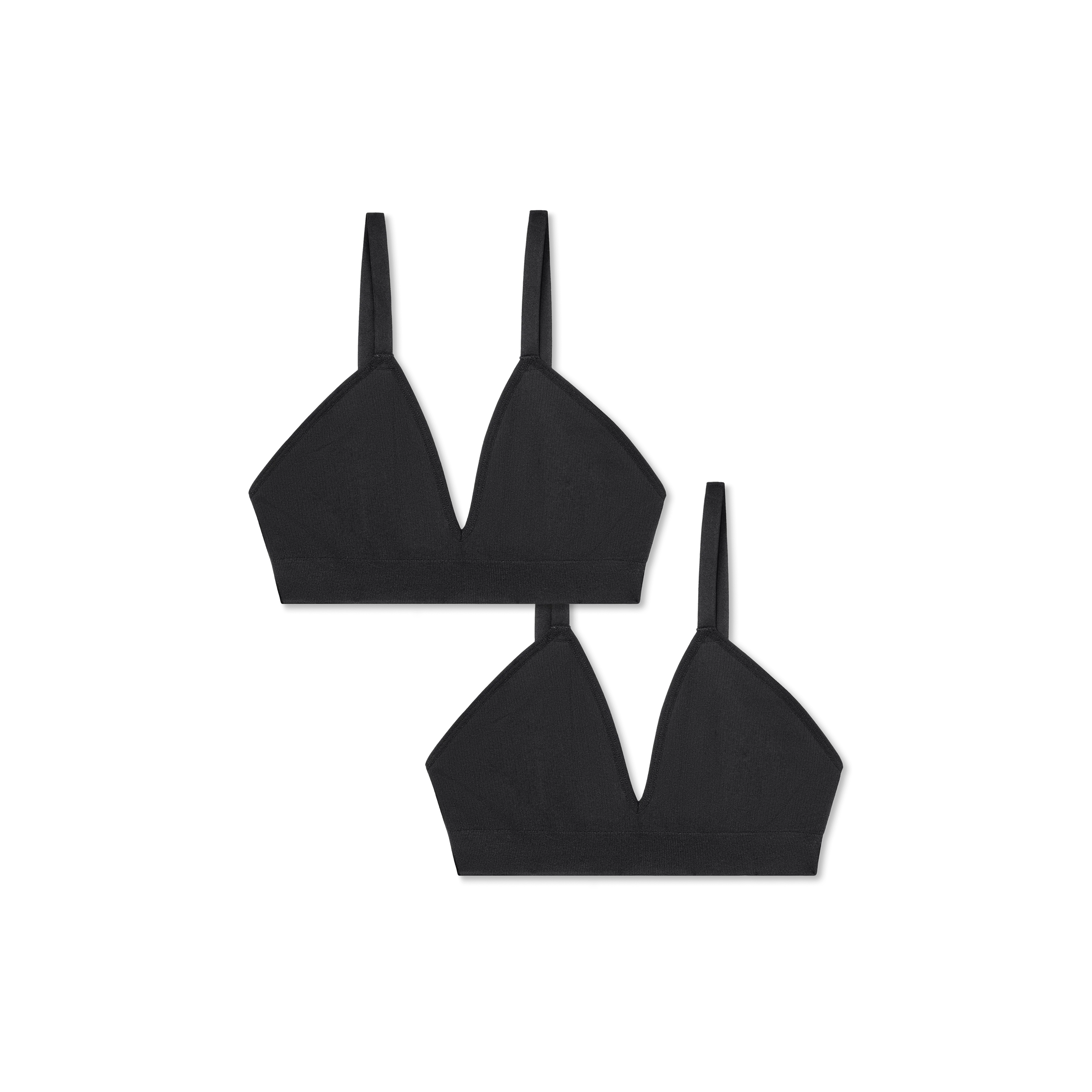 Women's Seamless Triangle Bralette 2-Pack - Image 47