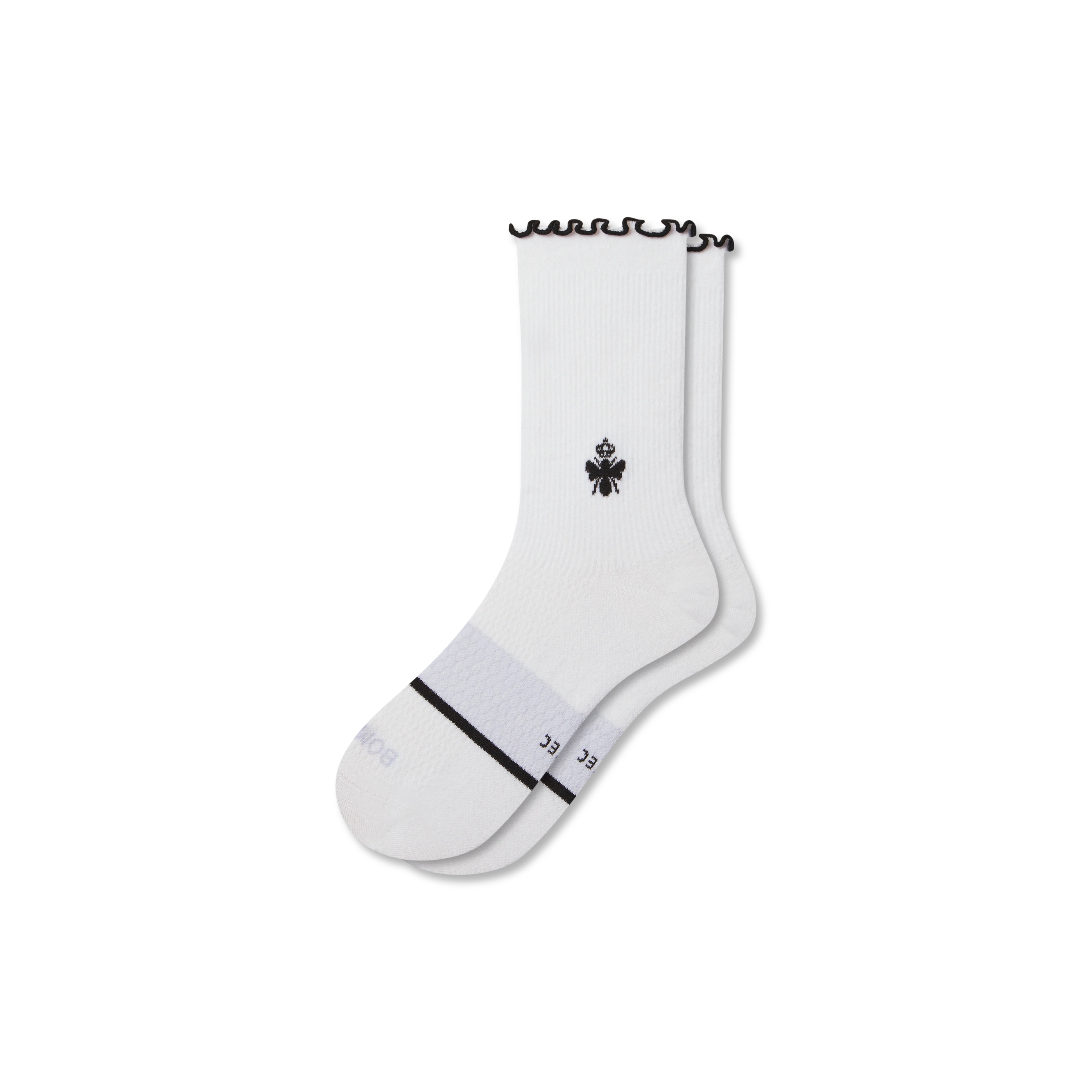 Women’s Ruffle Sport Half Calf Socks - Image 6