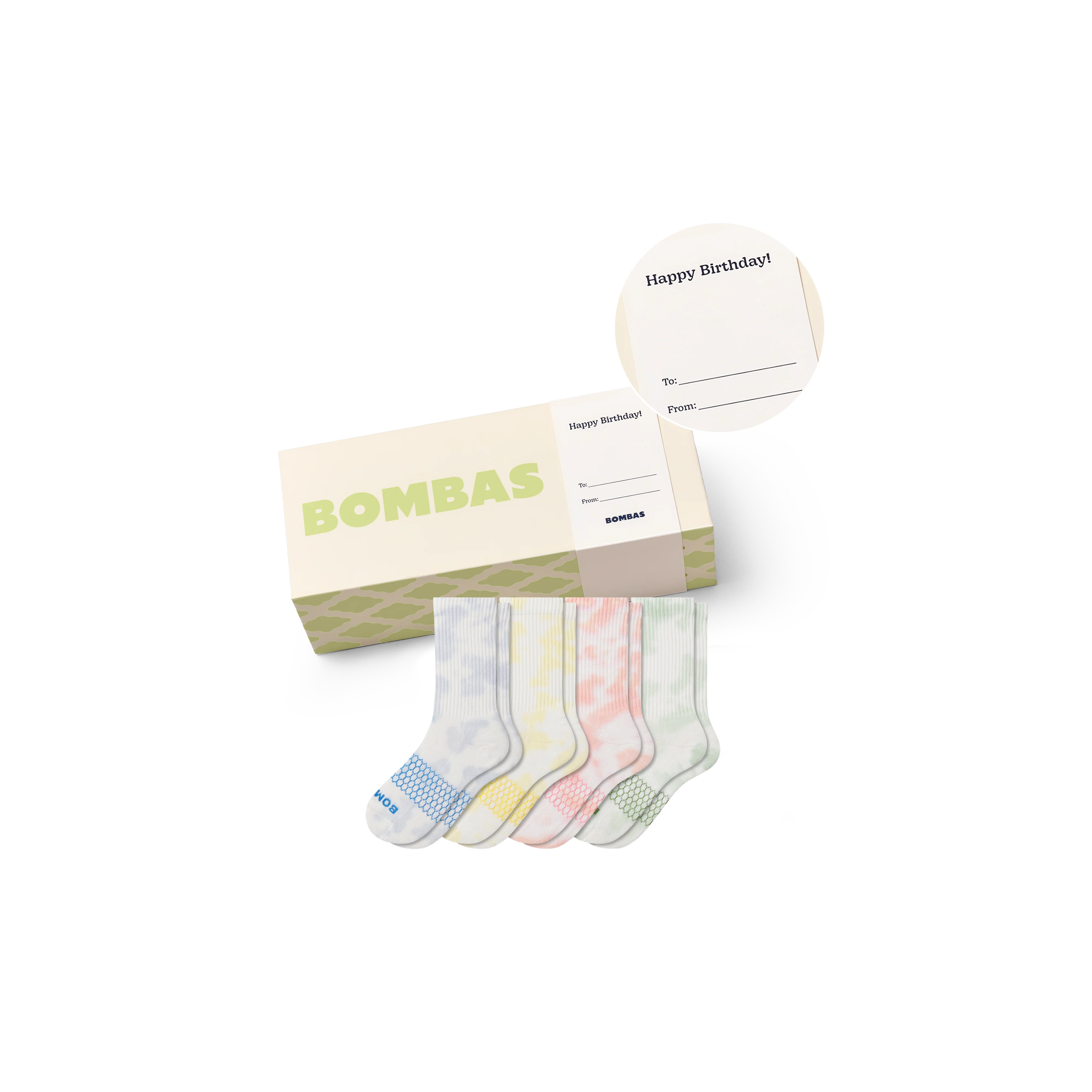 Youth Celebration Calf Sock 4-Pack Gift Box - Image 12