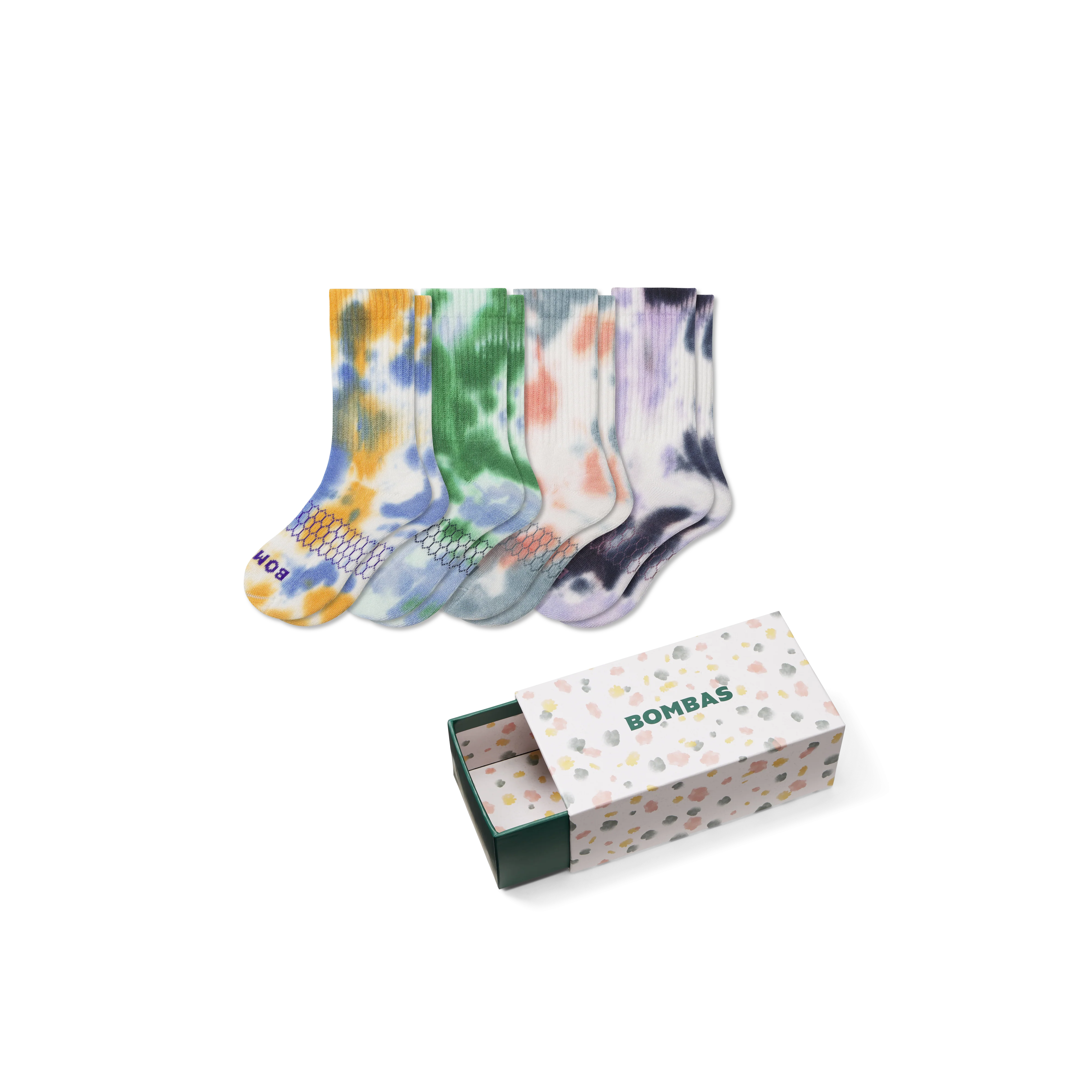 Youth Celebration Calf Sock 4-Pack Gift Box - Image 7